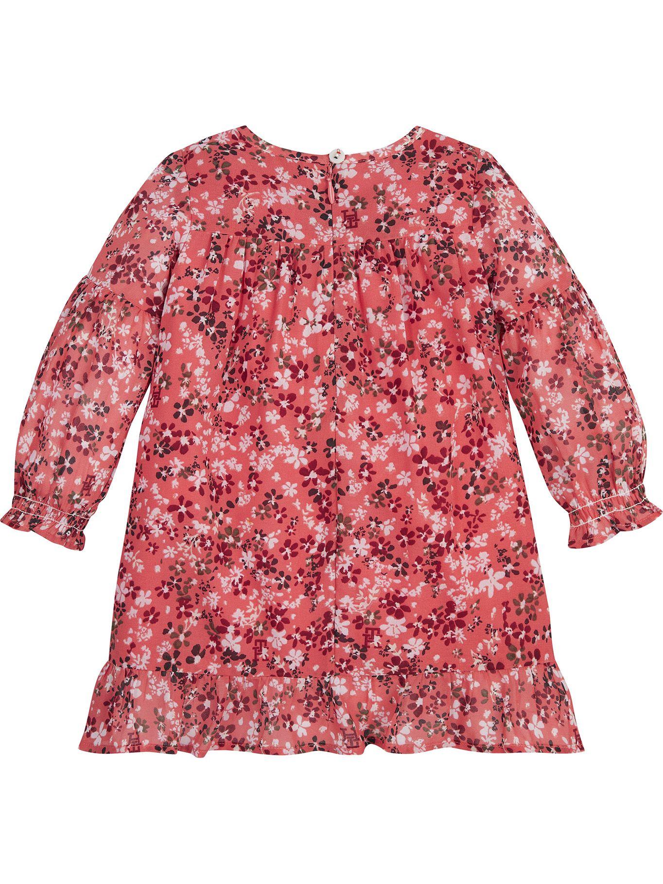 Vestido Flower Print Con Logo Rojo Tommy Hilfiger-1