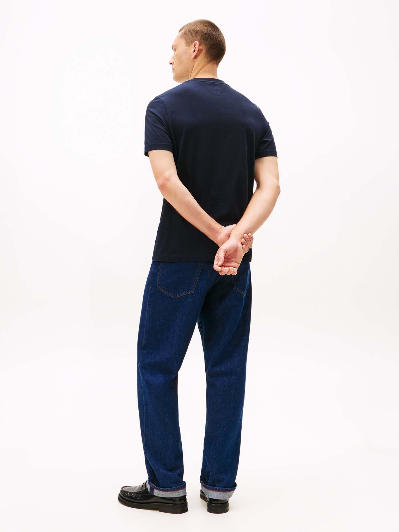 Polera Colour Block Graphic Logo Azul Tommy Hilfiger-2