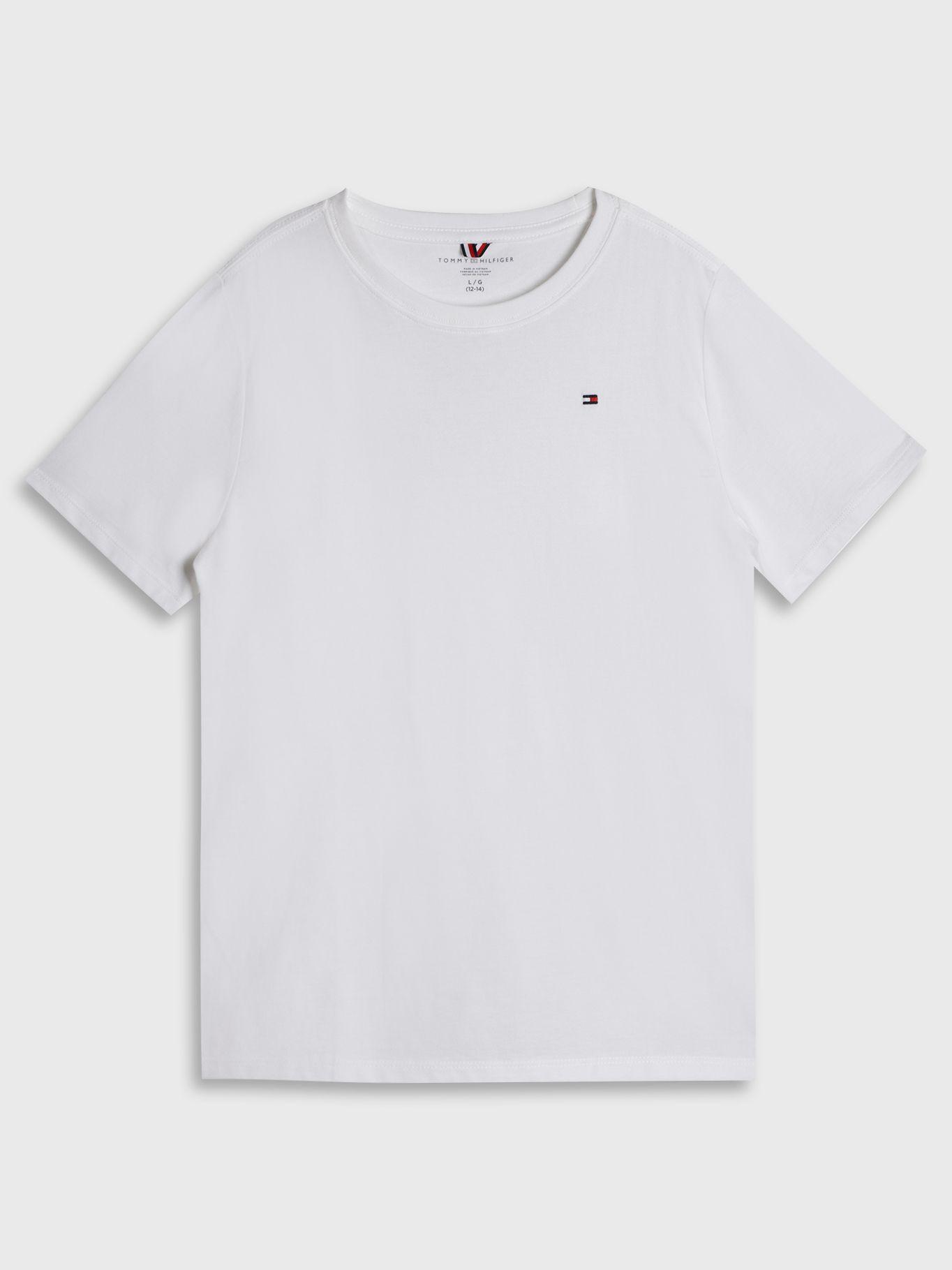 POLERA ESSENTIAL LOGO BLANCO 112 TOMMY HILFIGER-0