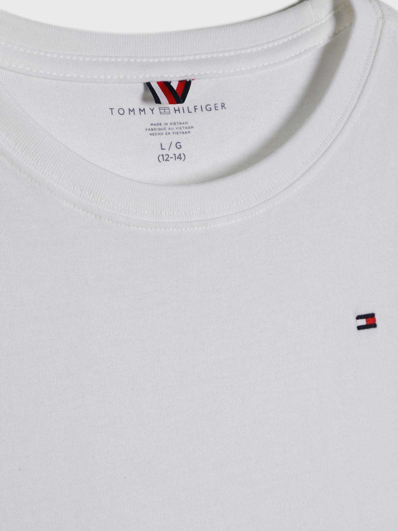 POLERA ESSENTIAL LOGO BLANCO 112 TOMMY HILFIGER-3