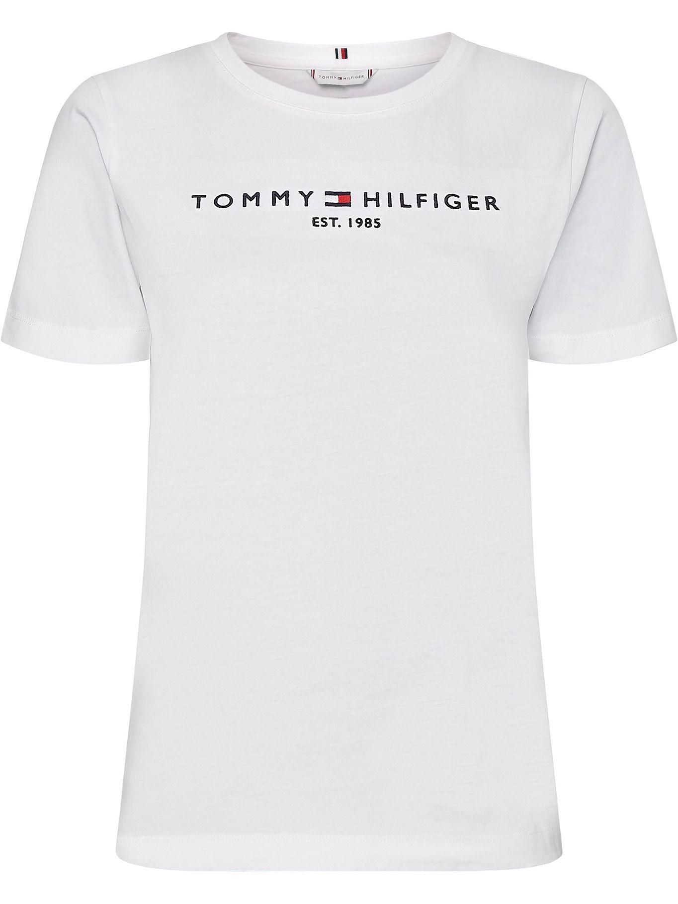 Polera Básica C-Neck Blanco Tommy Hilfiger A2-0
