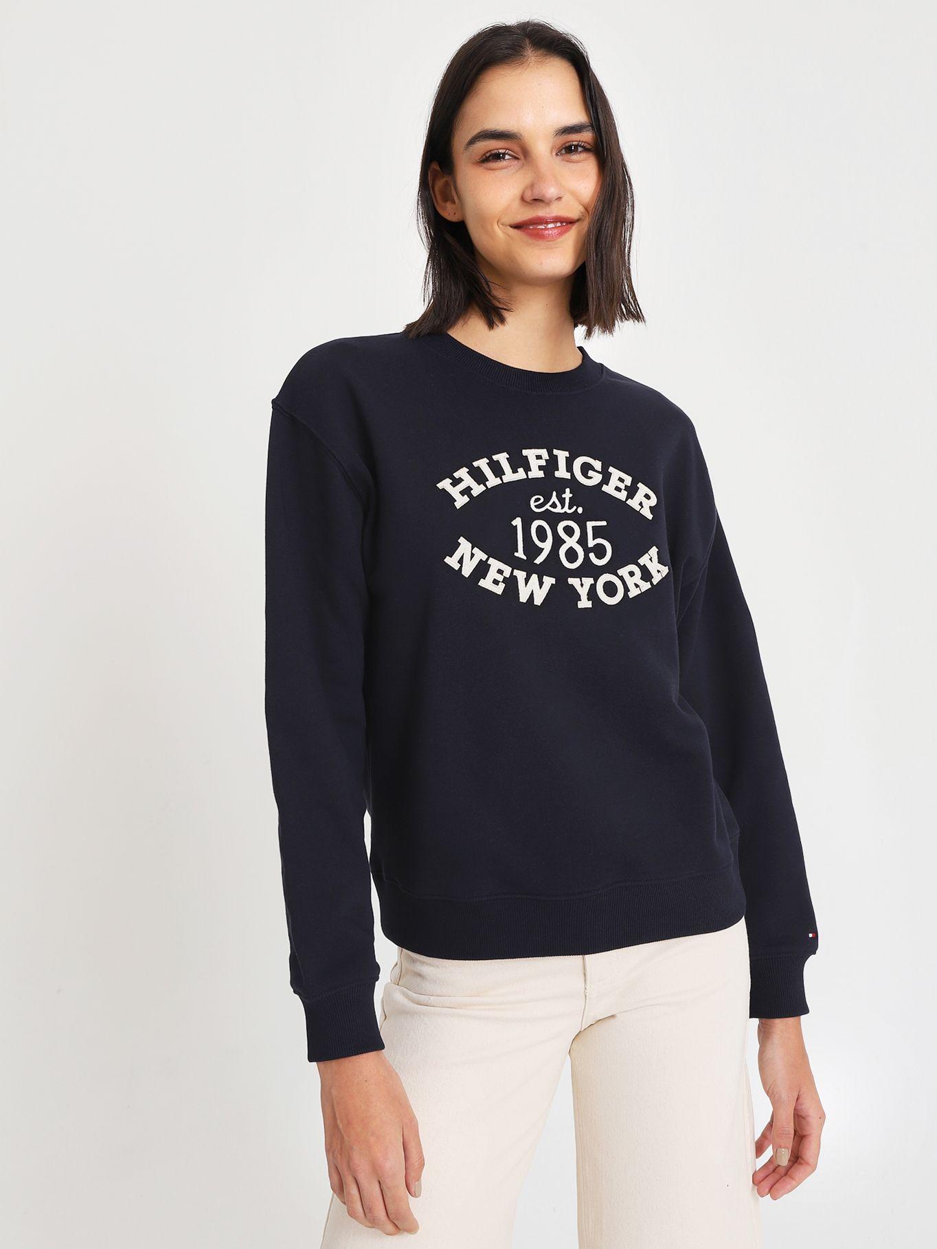 Polerón de Logo Universitario Azul Tommy Hilfiger-0