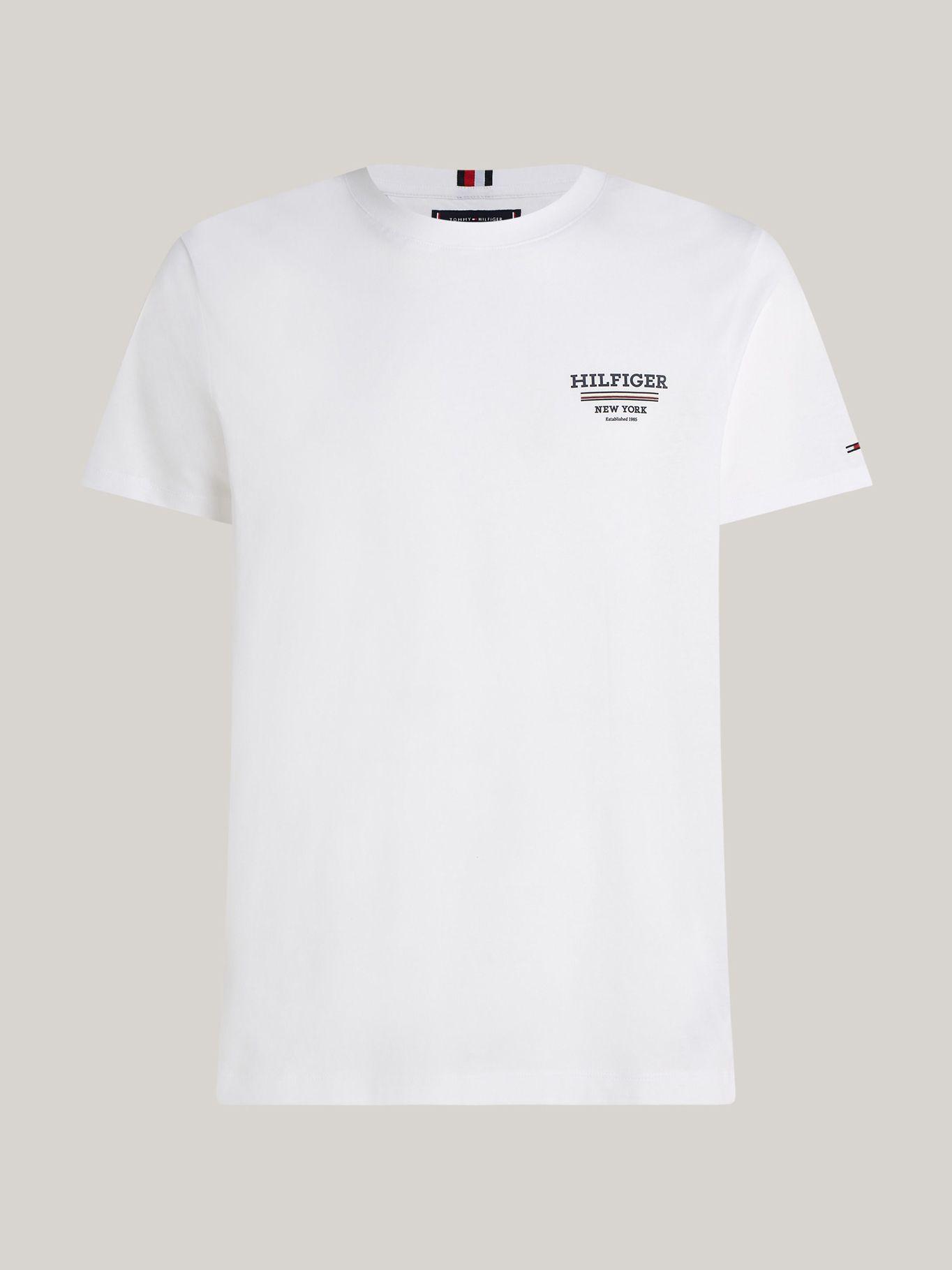Polera Global Stripe Con Logo Blanco Tommy Hilfiger-4