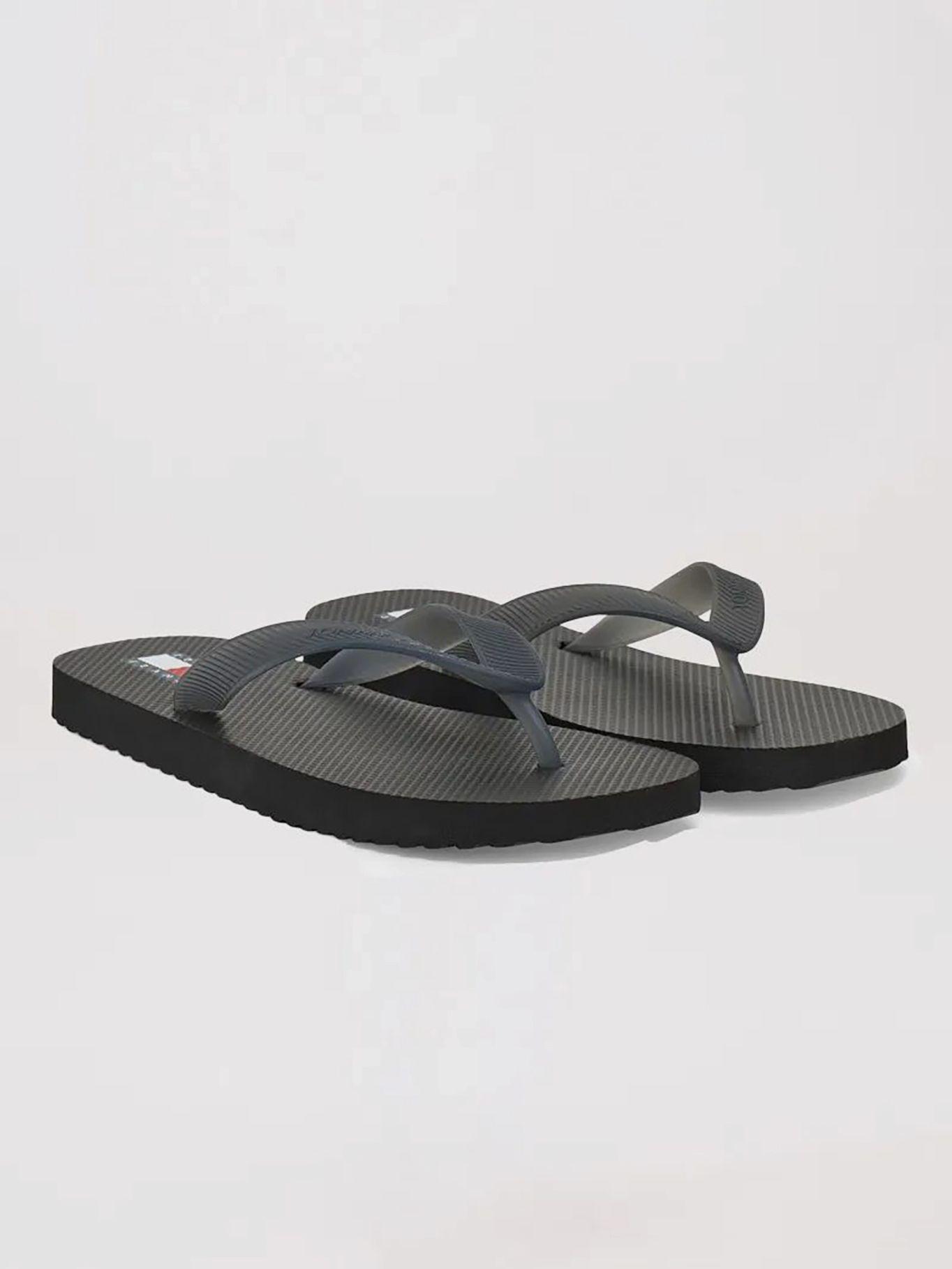 Sandalias Con Suela Dentada Y Logo Negro Tommy Jeans-0