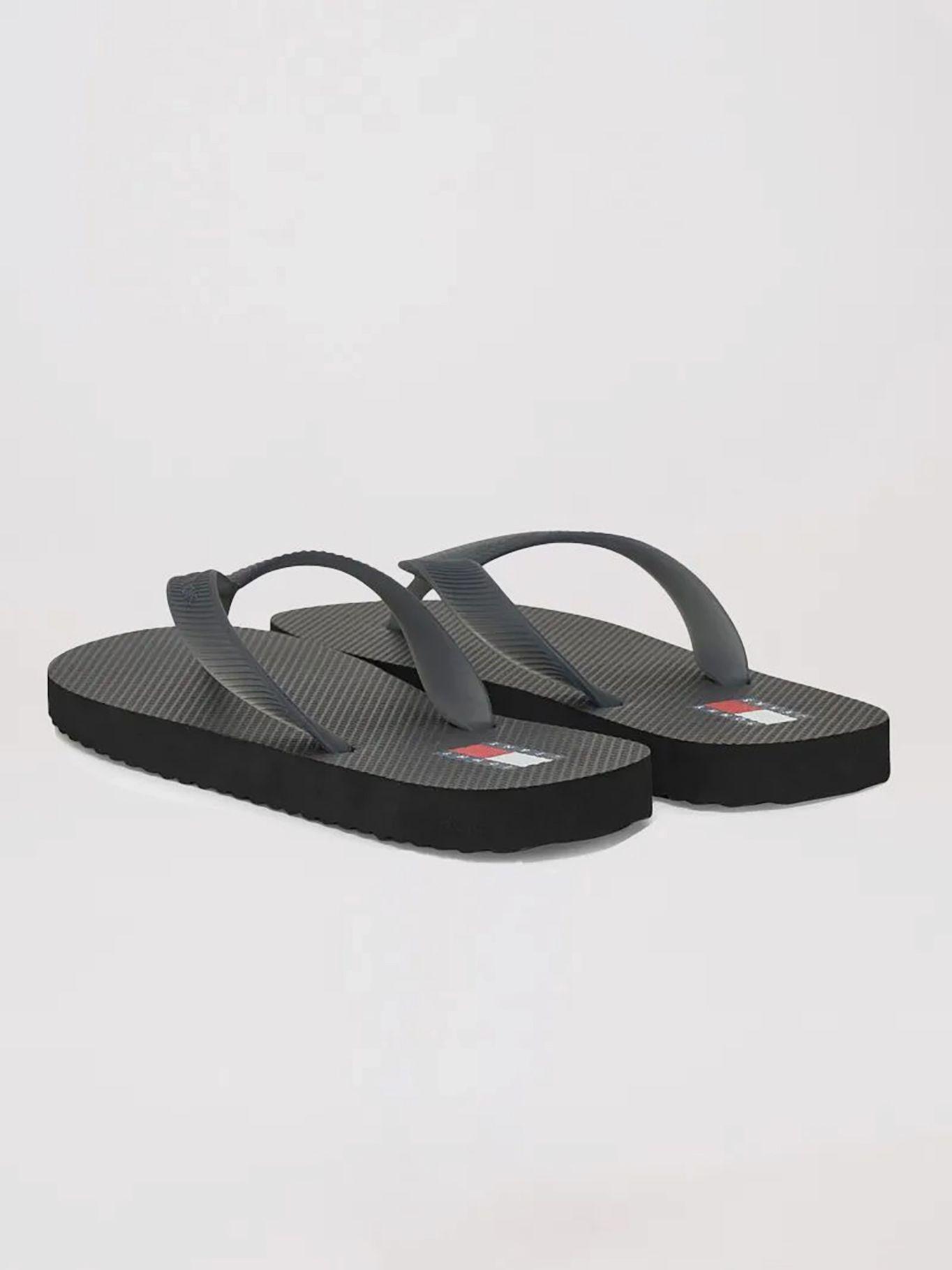 Sandalias Con Suela Dentada Y Logo Negro Tommy Jeans-1