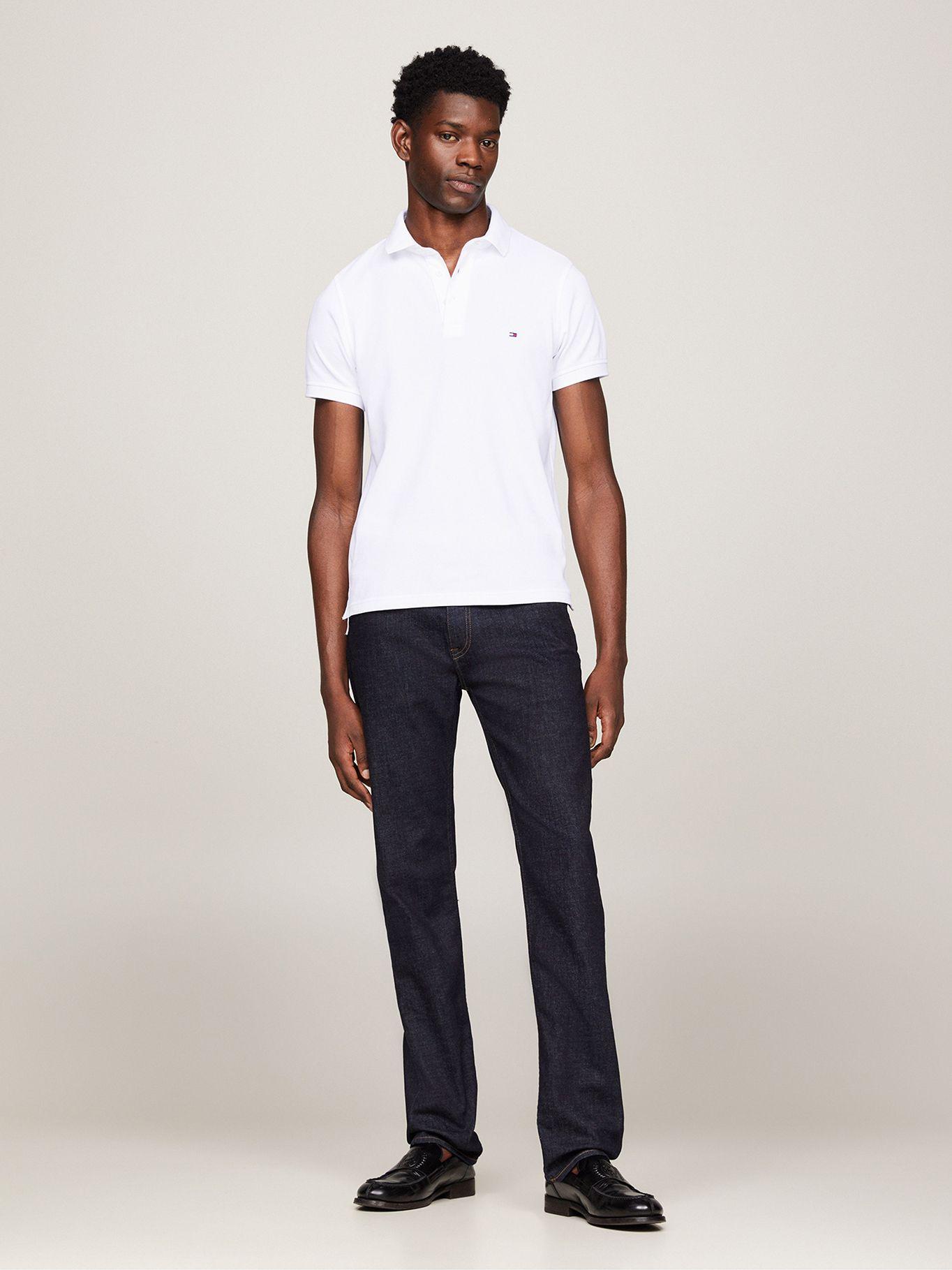 Polo Essential Slim Fit Blanco Tommy Hilfiger-1