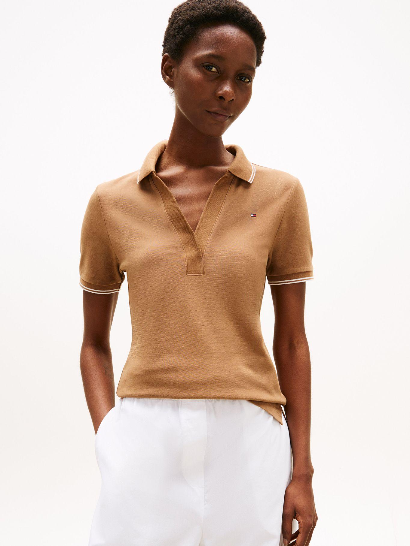 Polo Colección 1985 Slim Fit Café GWA Tommy Hilfiger-0