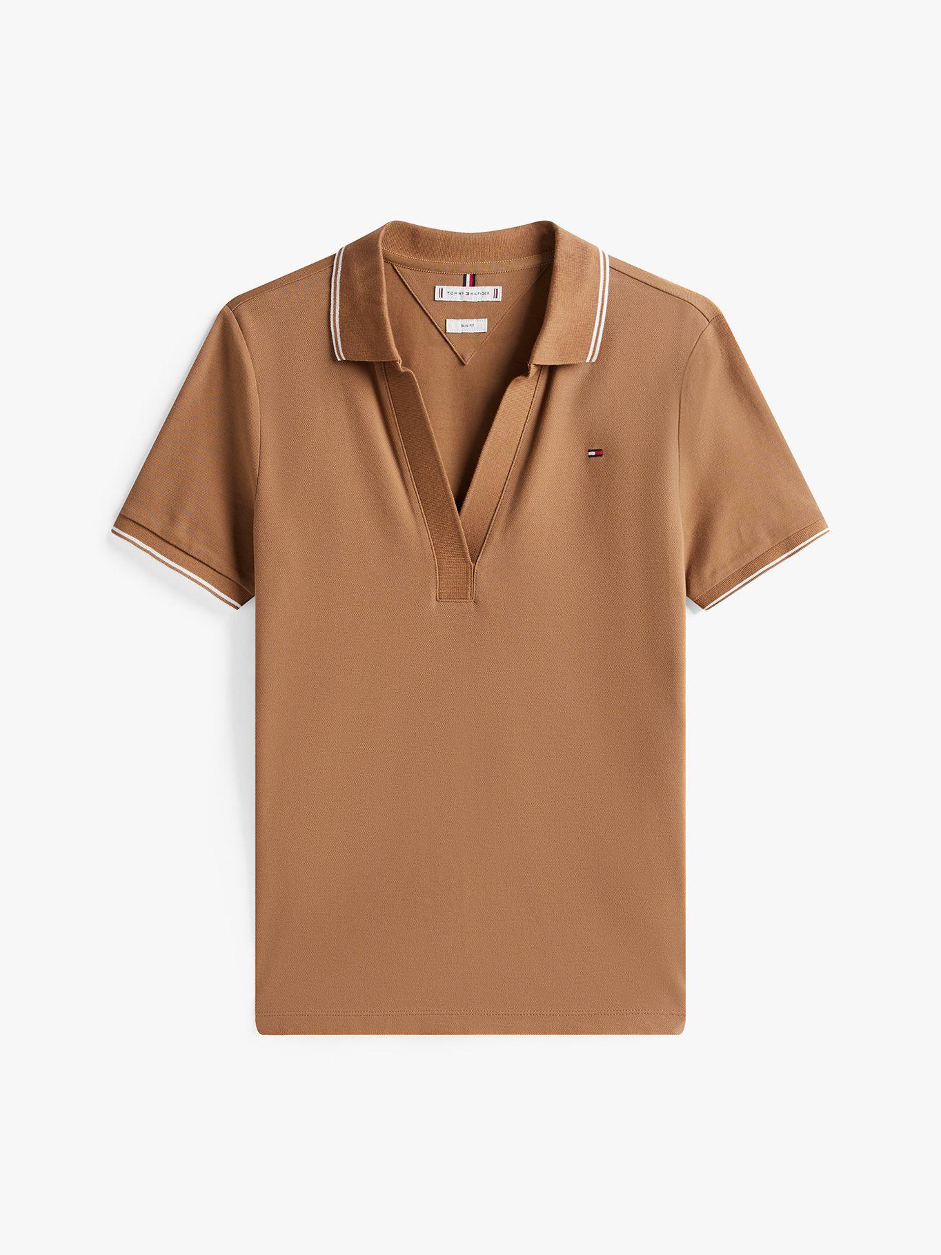 Polo Colección 1985 Slim Fit Café GWA Tommy Hilfiger-4