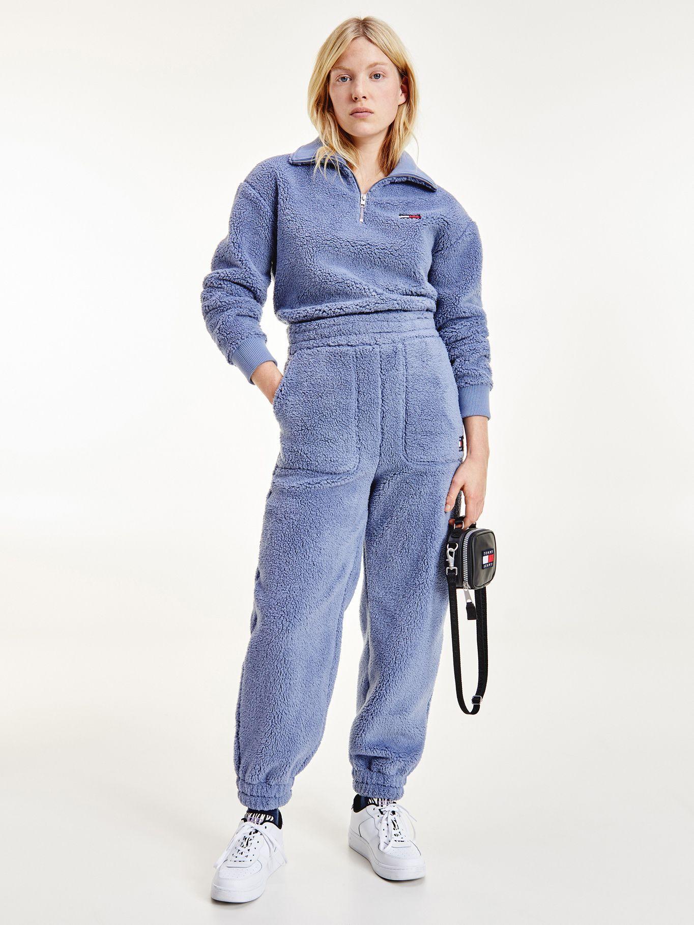 Jogger Amplios De Polar Celeste Tommy Jeans F2-0