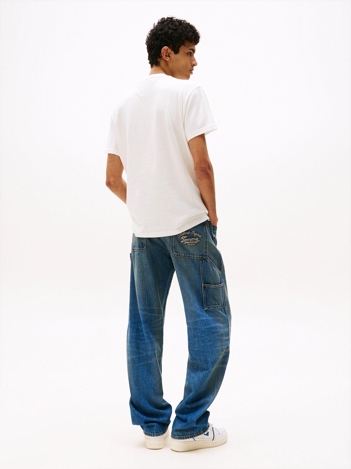 Polera Con Logo De Parche Blanco YBL Tommy Jeans-2