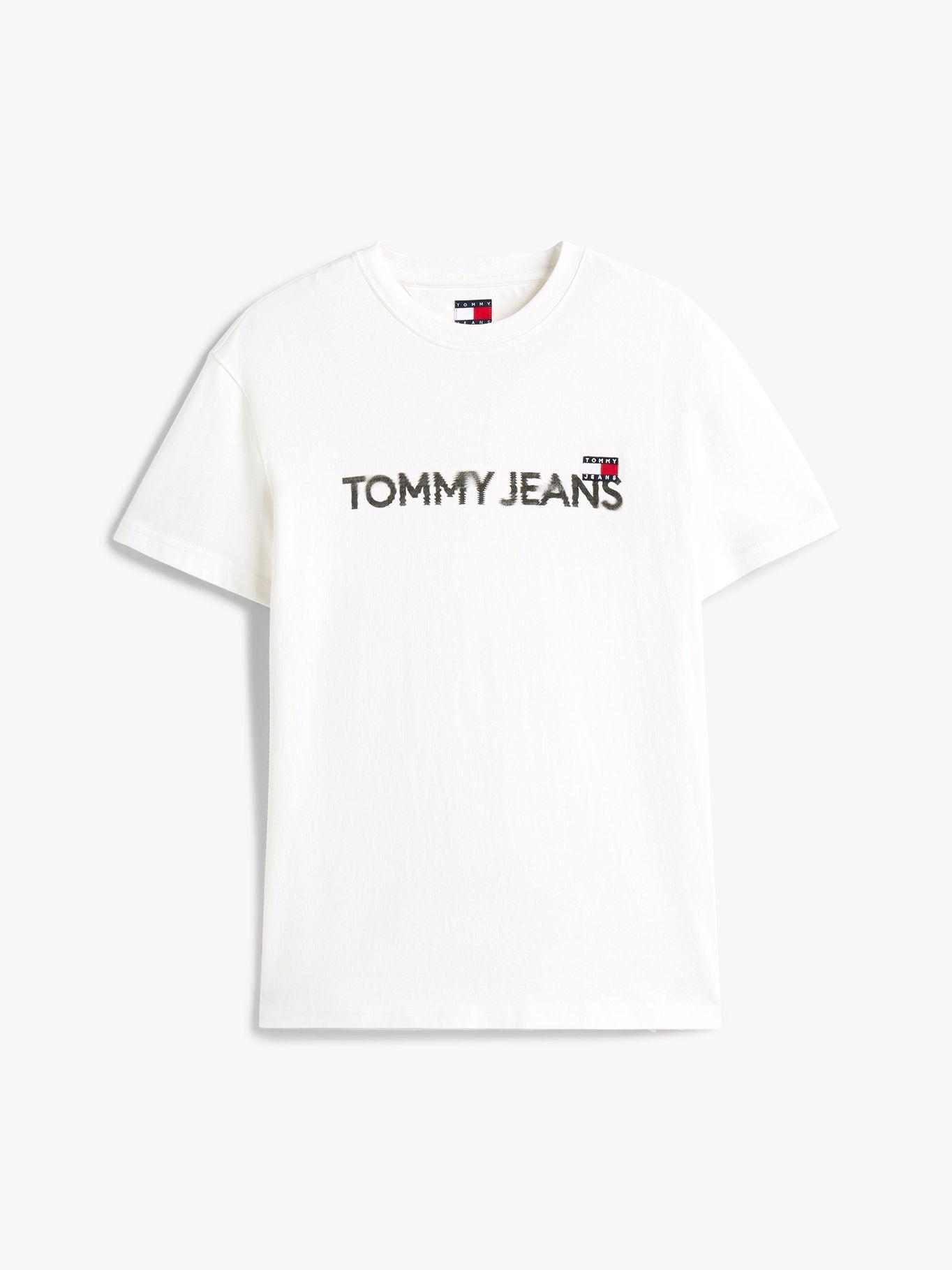 Polera Con Logo De Parche Blanco YBL Tommy Jeans-4