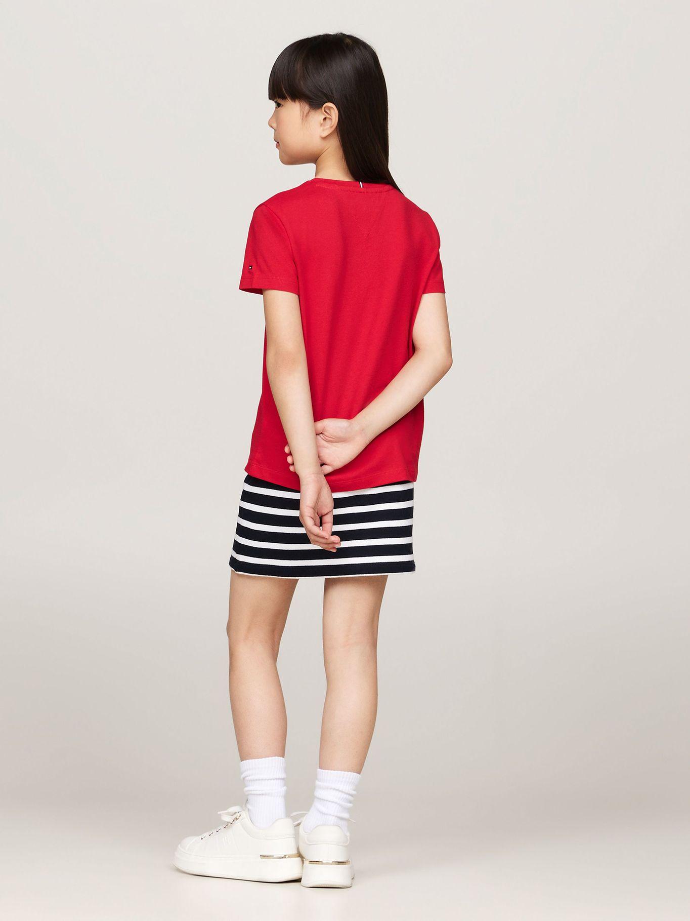 Polera De Niña Con Logo Nyc Rojo Tommy Hilfiger-2