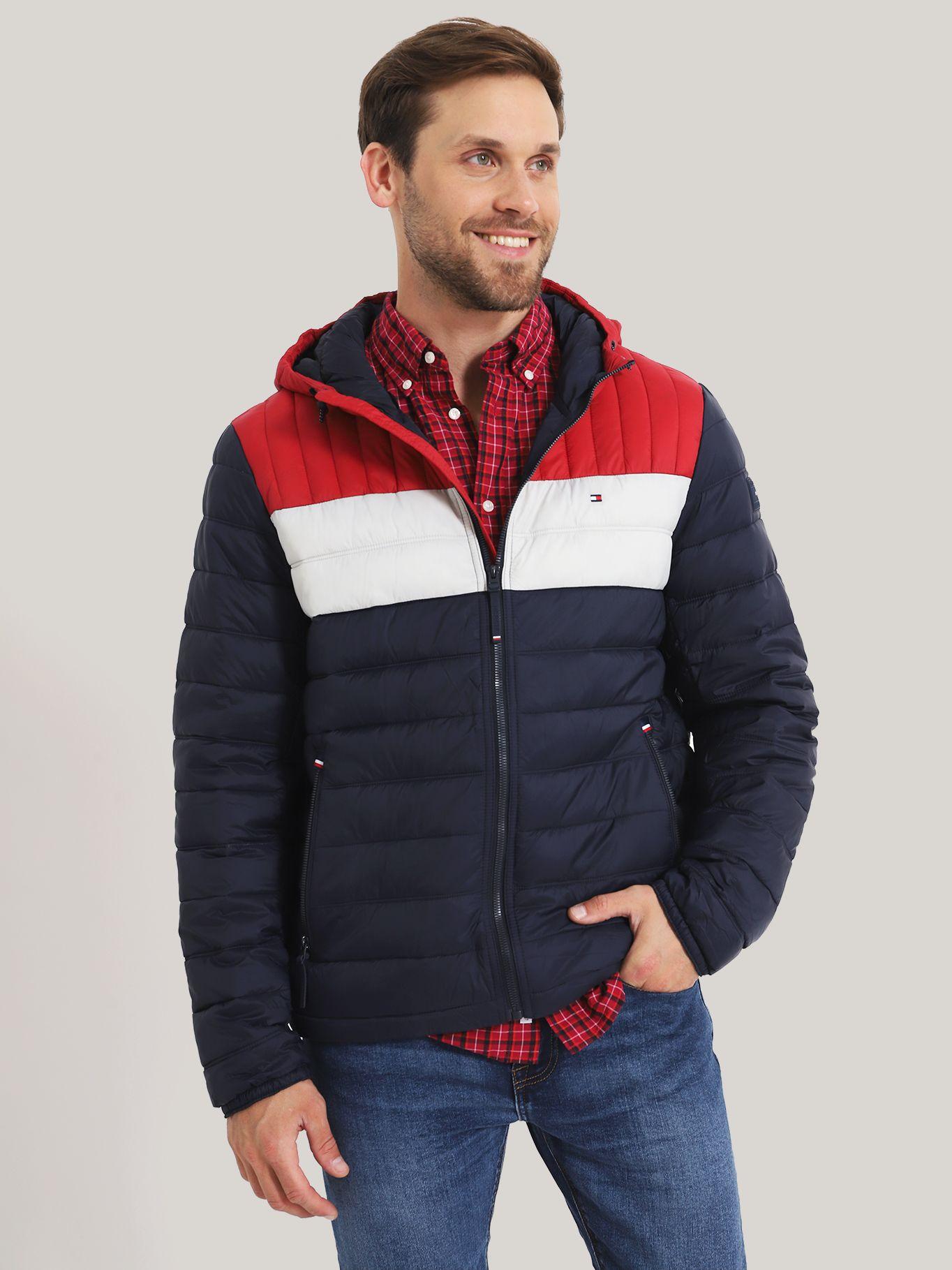Parka Weight Quilted Colorblock Multicolor Tommy Hilfiger-0