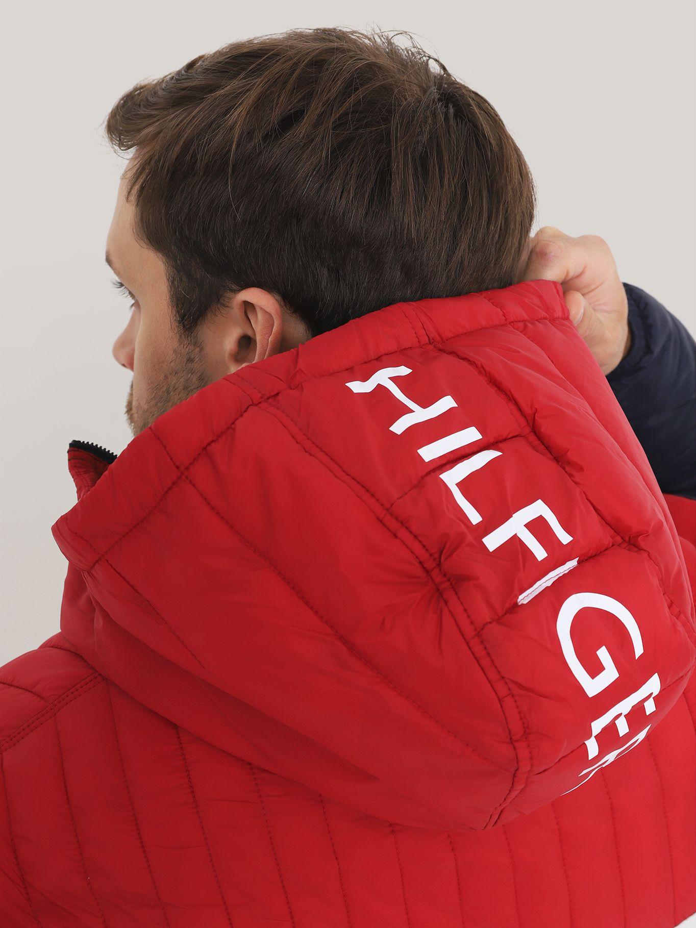 Parka Weight Quilted Colorblock Multicolor Tommy Hilfiger-4