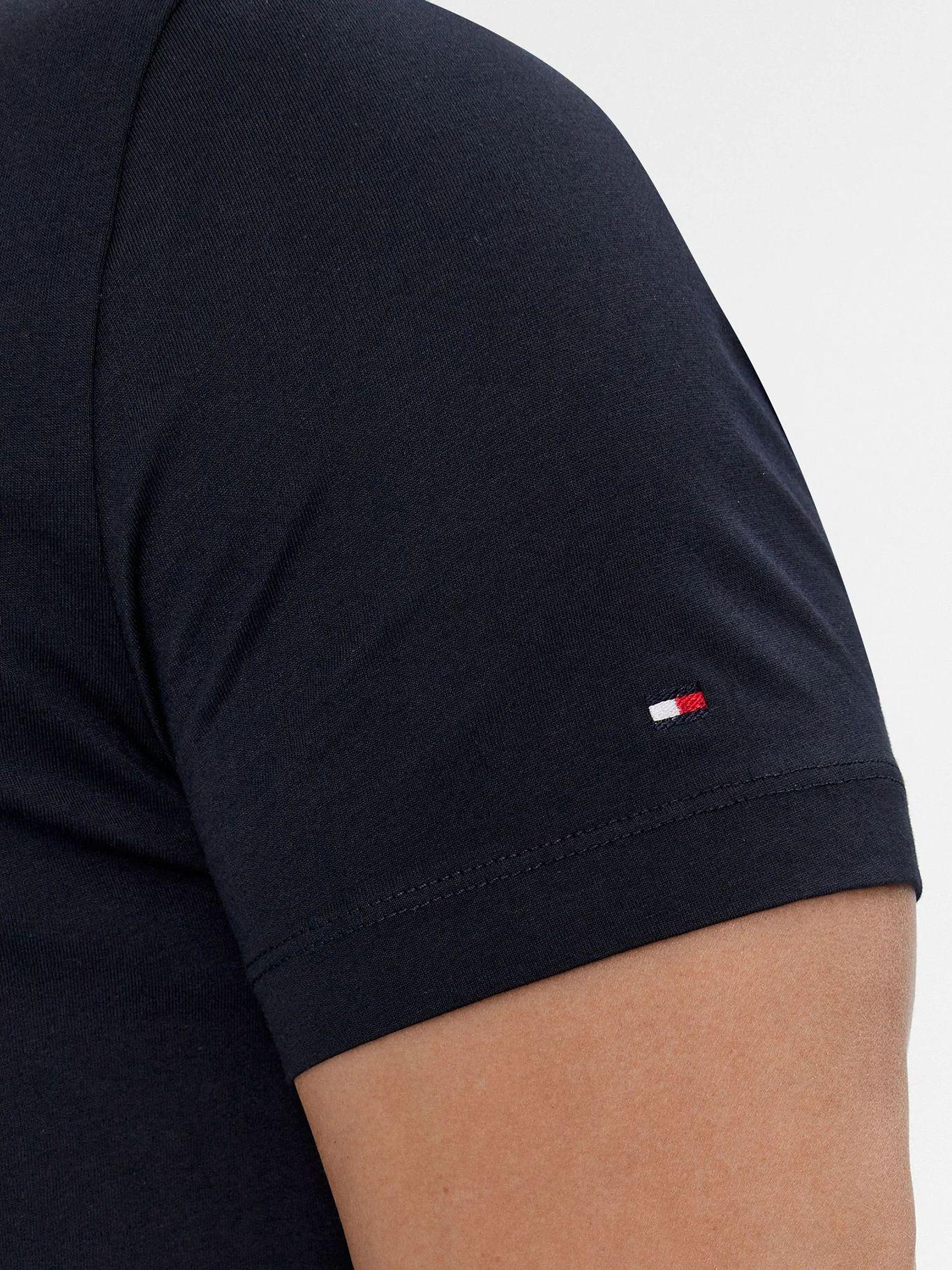 Polera Small Hilfiger Logo Azul Tommy Hilfiger-3