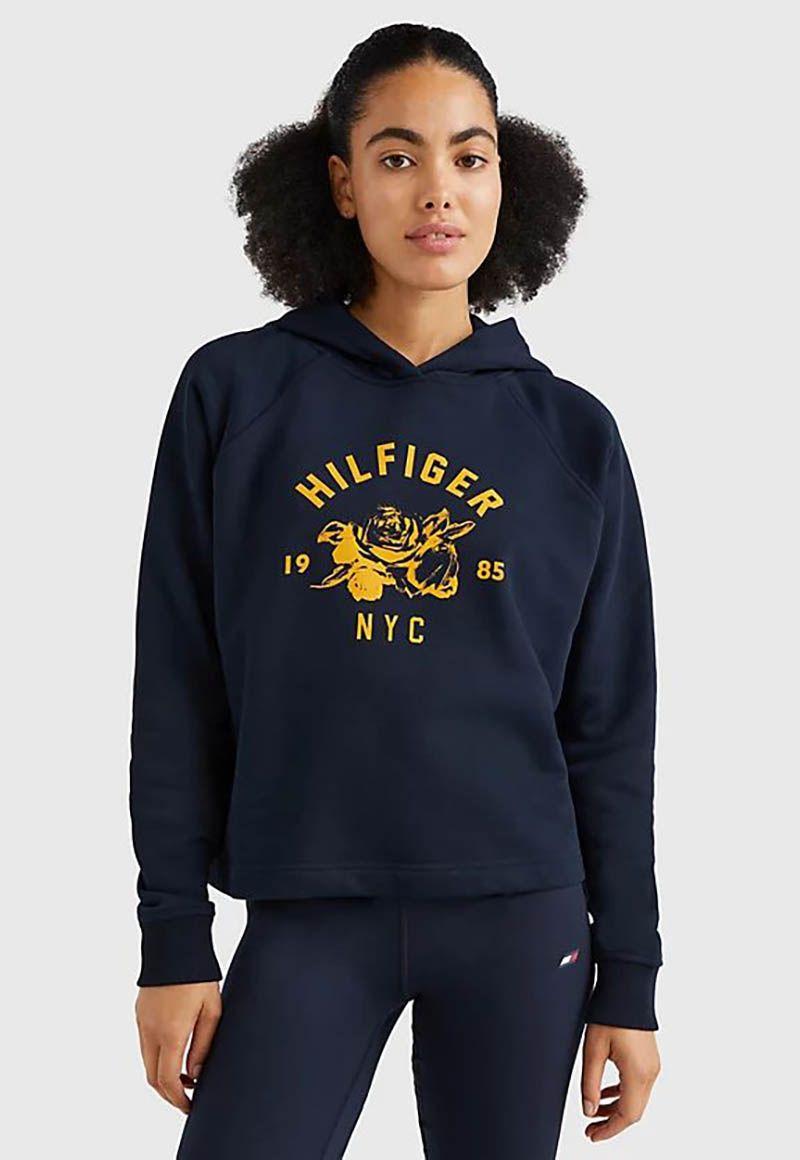 Polerón Hoodie Sport Relaxed Logo Azul Tommy Hilfiger-0