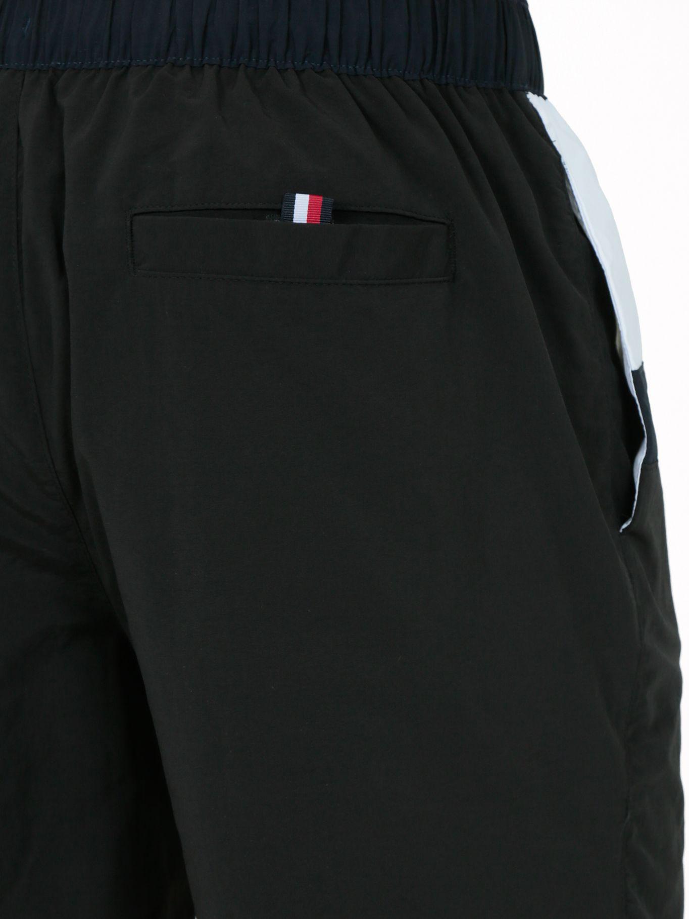 Traje De Baño Largo Con Estampado Negro Tommy Hilfiger-3