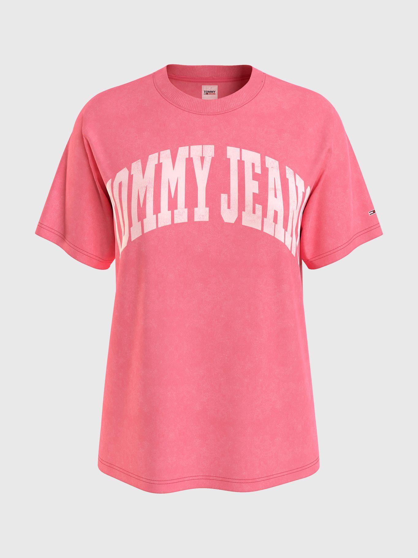 Polera Boyfriend College Rosado Tommy Hilfiger-4