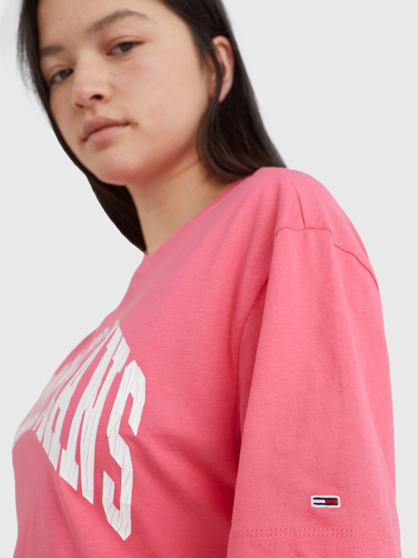 Polera Boyfriend College Rosado Tommy Hilfiger-2