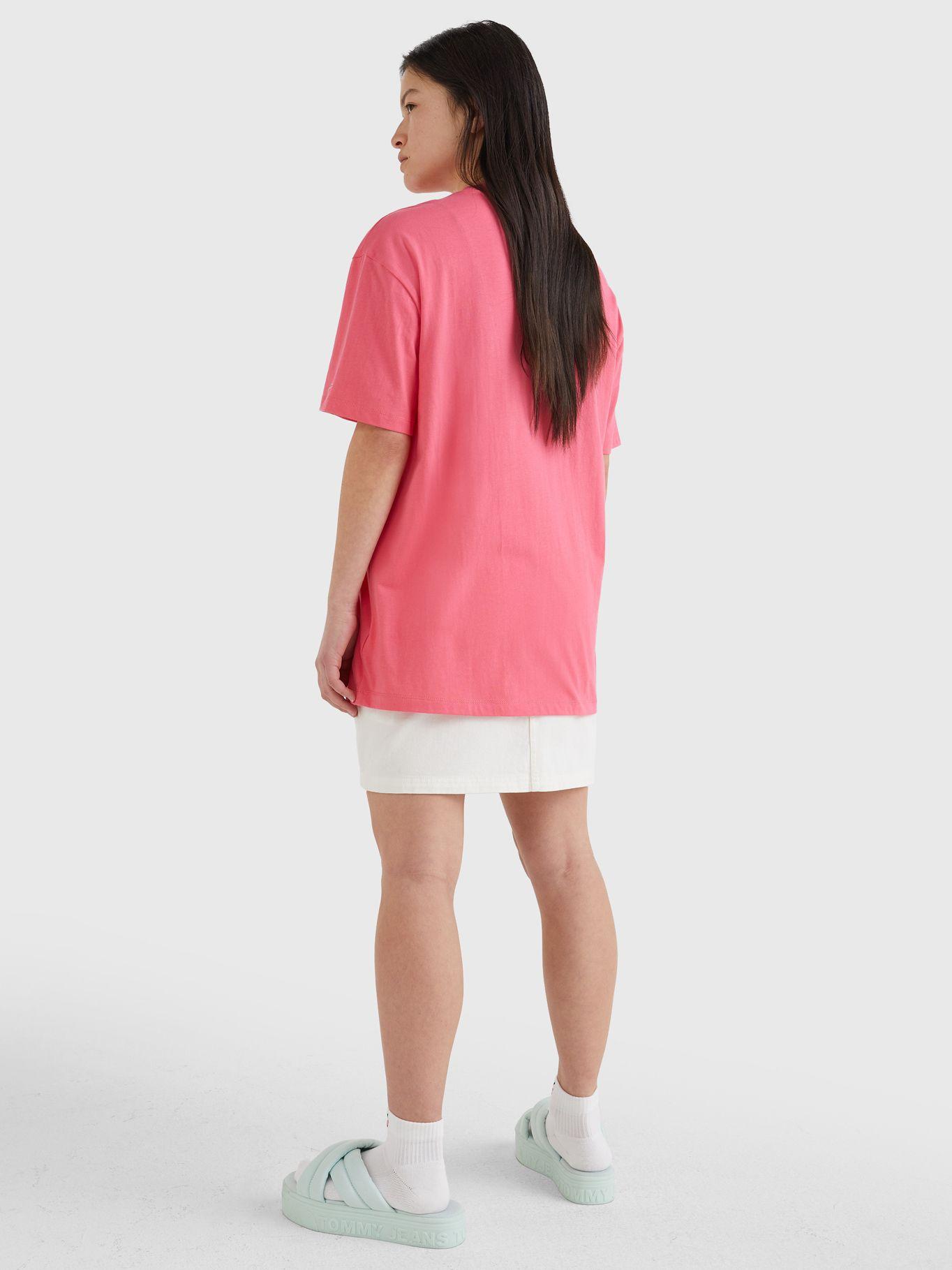 Polera Boyfriend College Rosado Tommy Hilfiger-1