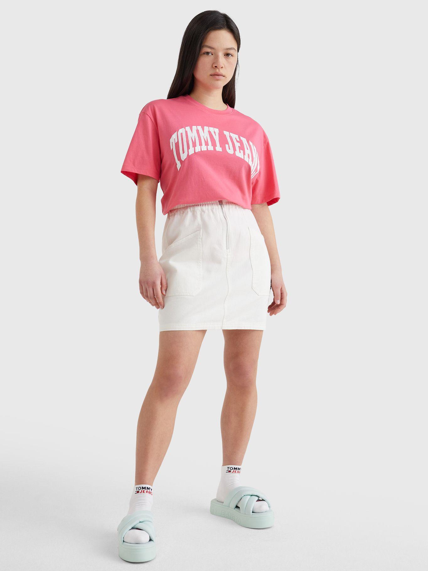 Polera Boyfriend College Rosado Tommy Hilfiger-0
