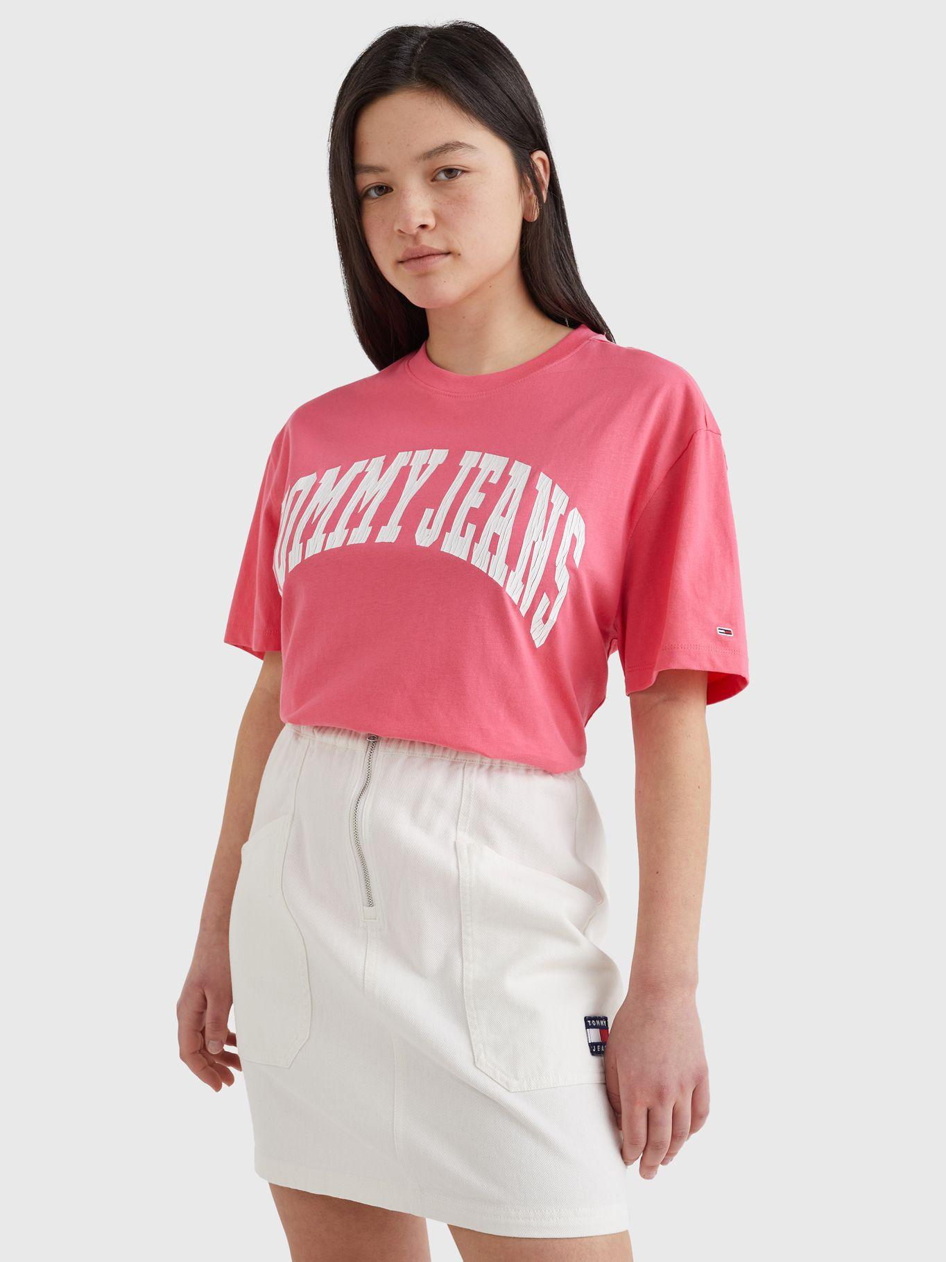 Polera Boyfriend College Rosado Tommy Hilfiger-3