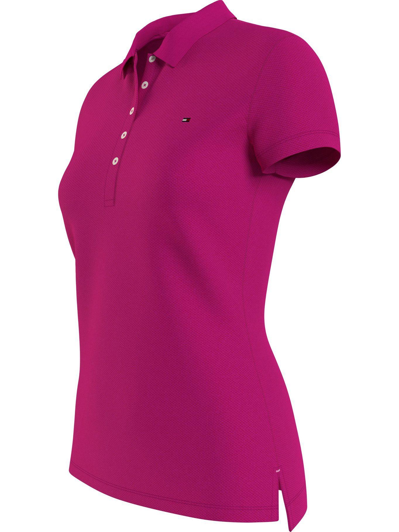 Polo Essential Slim Fit Fucsia Tommy Hilfiger-2