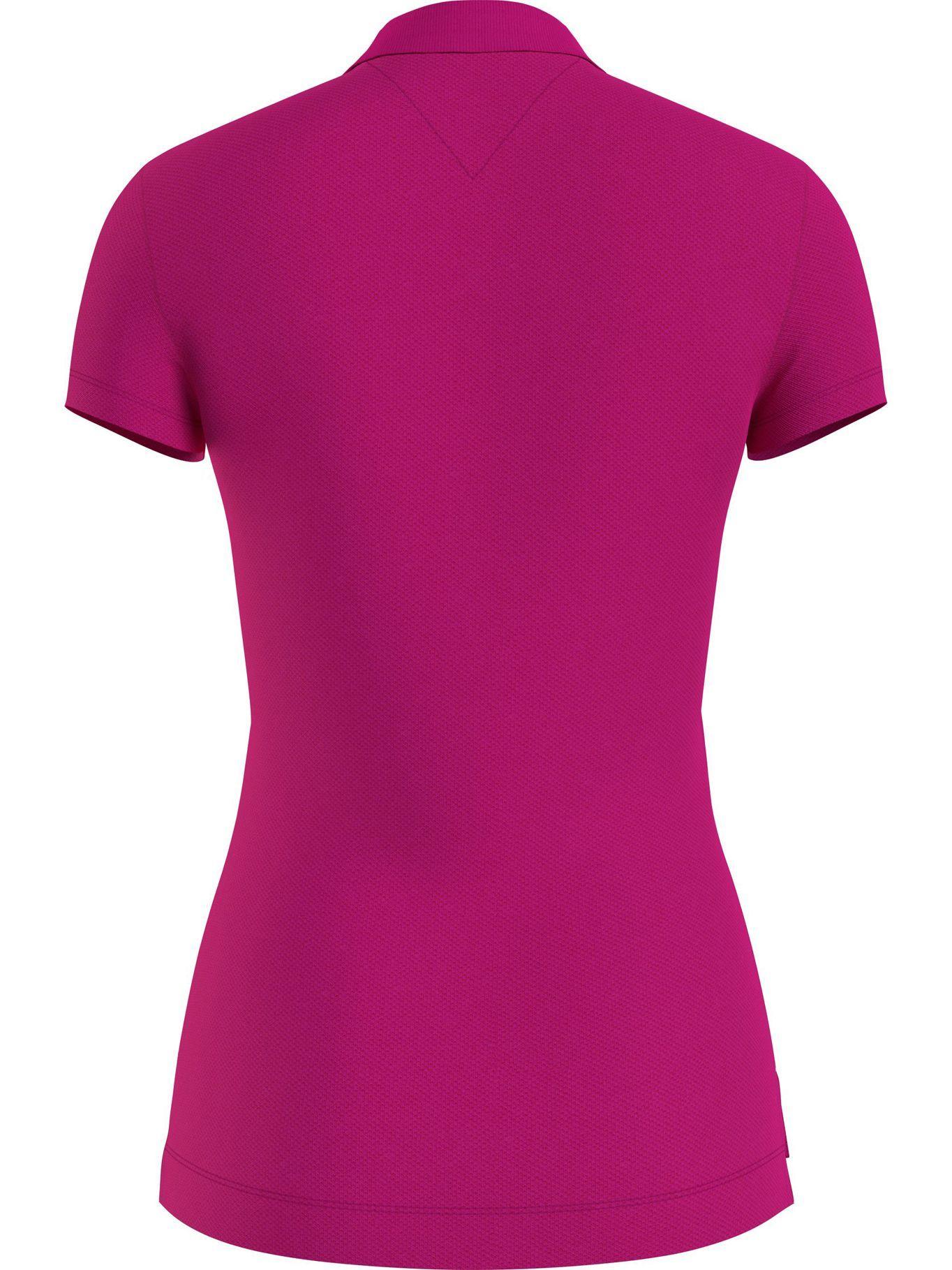 Polo Essential Slim Fit Fucsia Tommy Hilfiger-1
