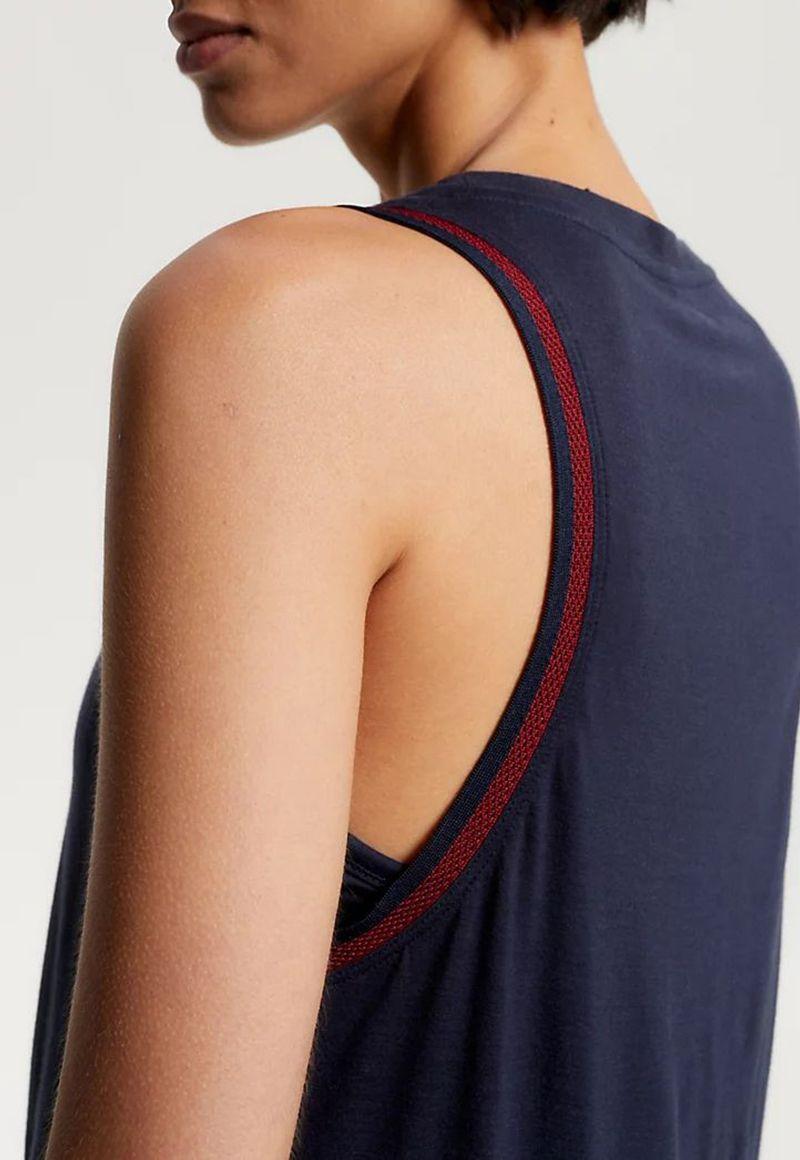 Polera Sport Relaxed Sin Mangas Azul Tommy Hilfiger-3