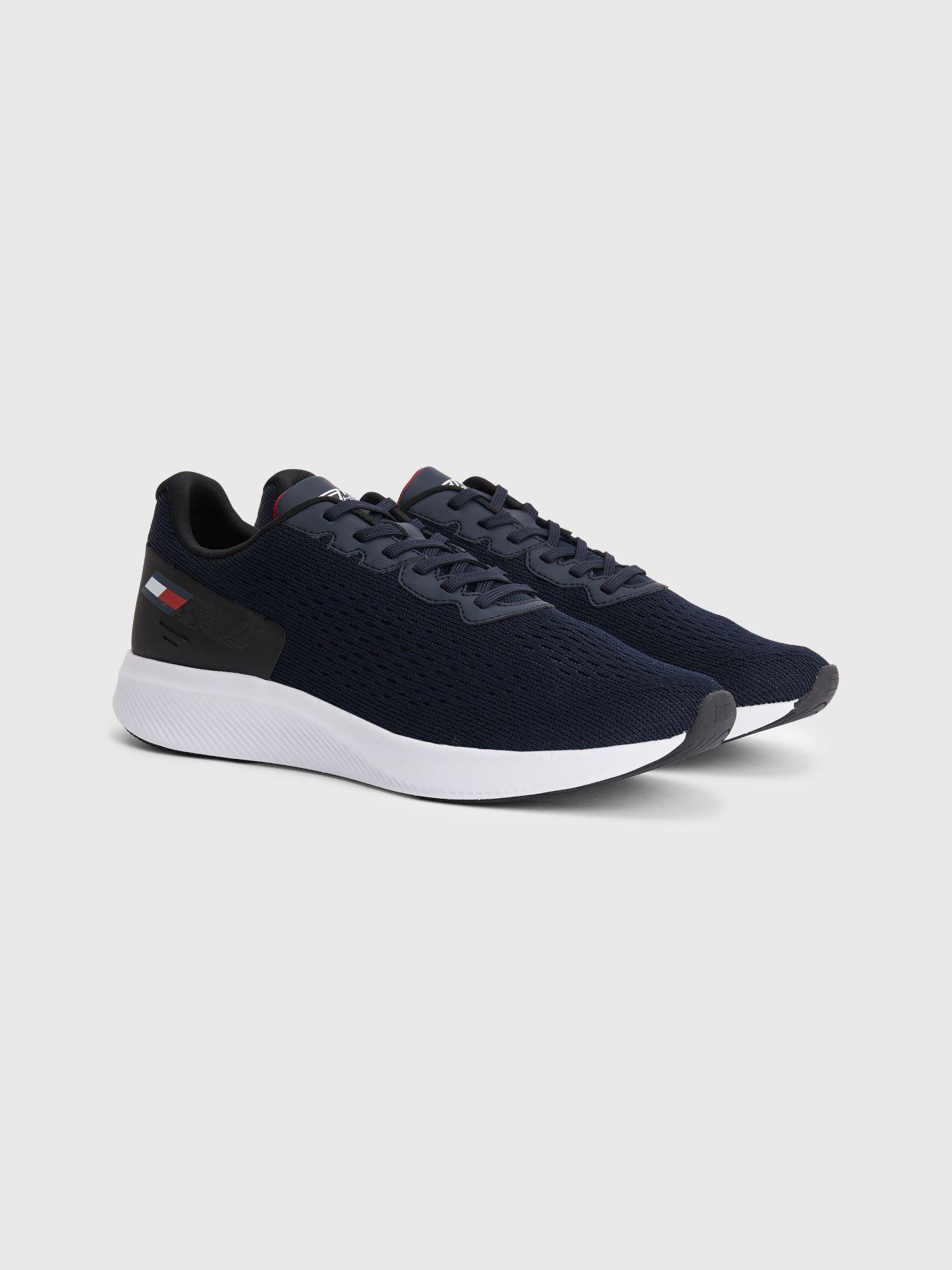 Zapatillas Sport De Malla Con Logo Azul Tommy Hilfiger-0
