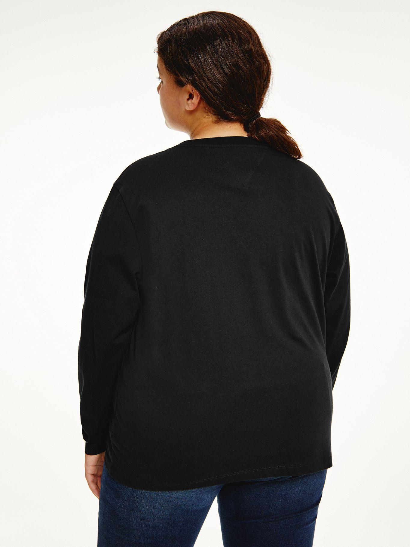 Polera Essential Curve Negro Tommy Jeans A2-1