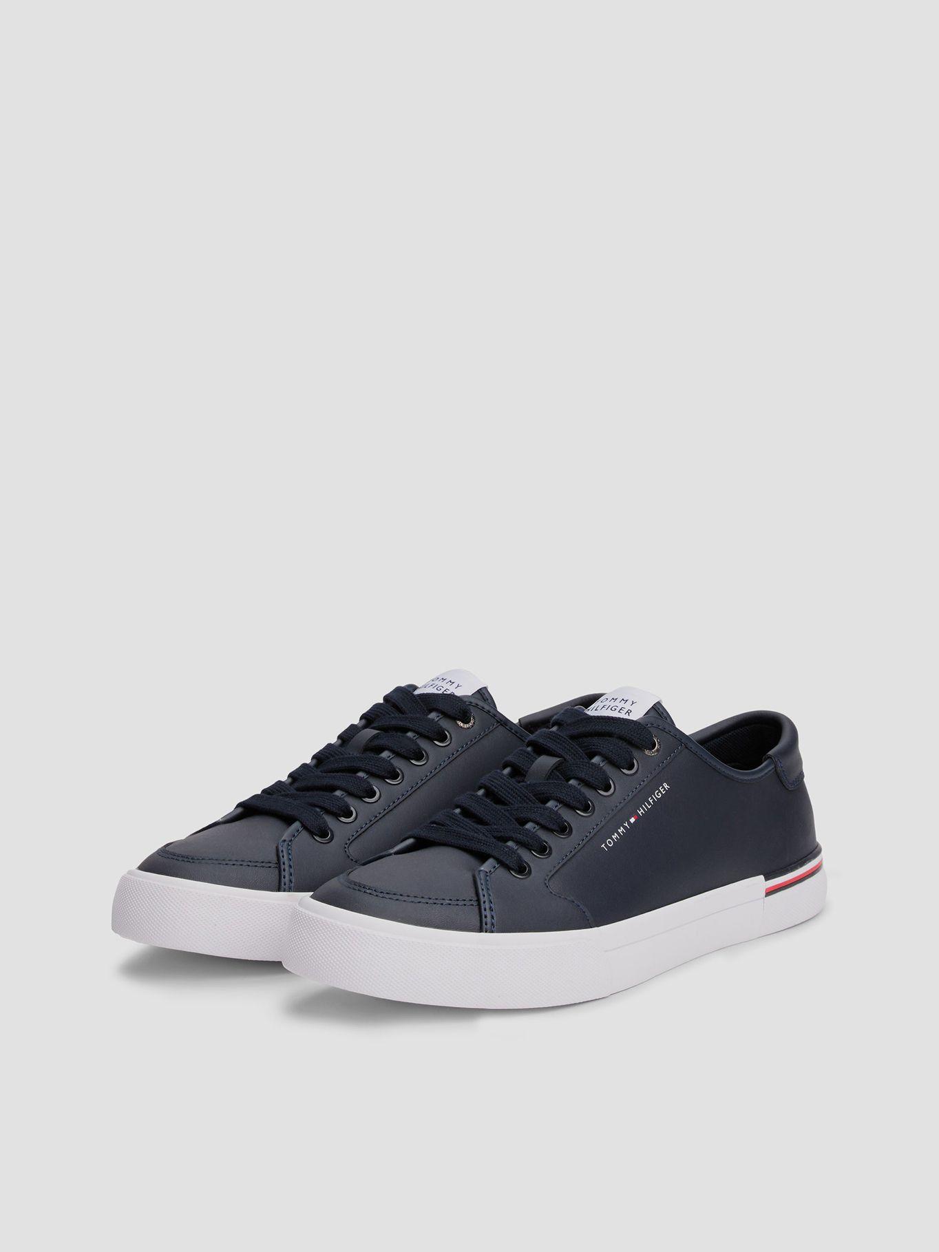 Zapatillas Con Logo En Bajo Relieve Azul Tommy Hilfiger-0