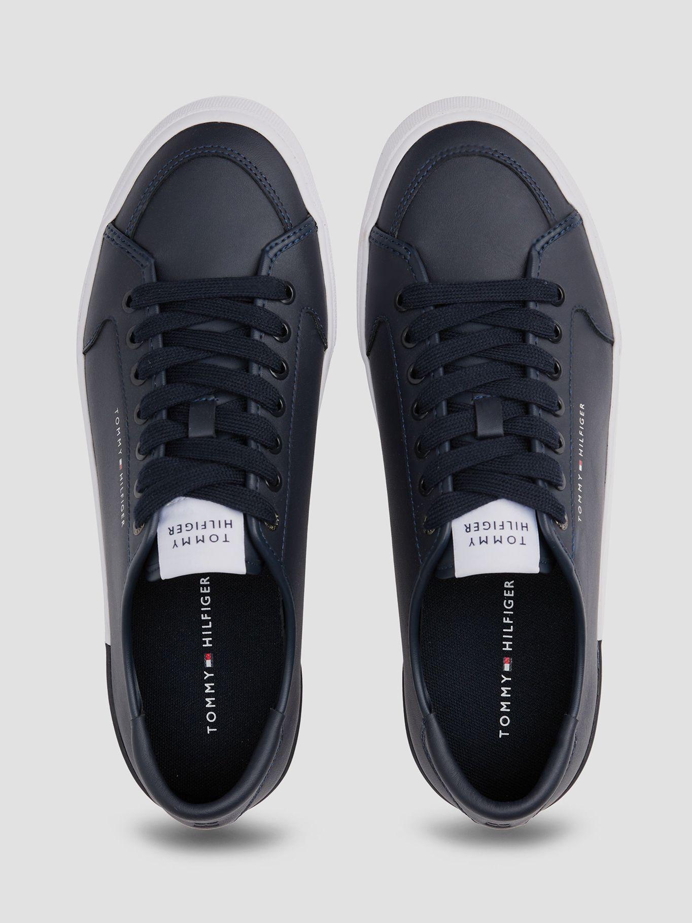 Zapatillas Con Logo En Bajo Relieve Azul Tommy Hilfiger-2