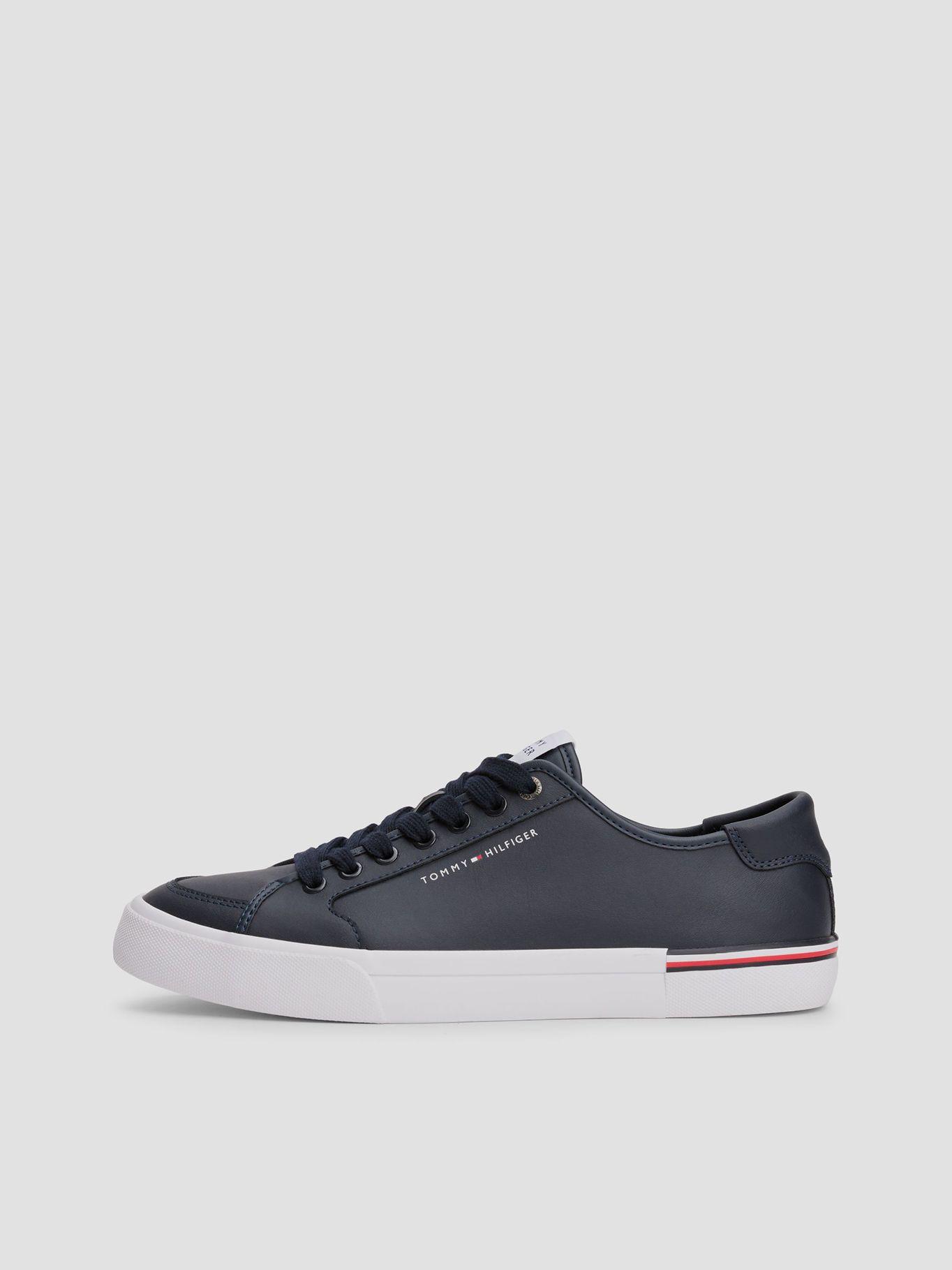 Zapatillas Con Logo En Bajo Relieve Azul Tommy Hilfiger-5