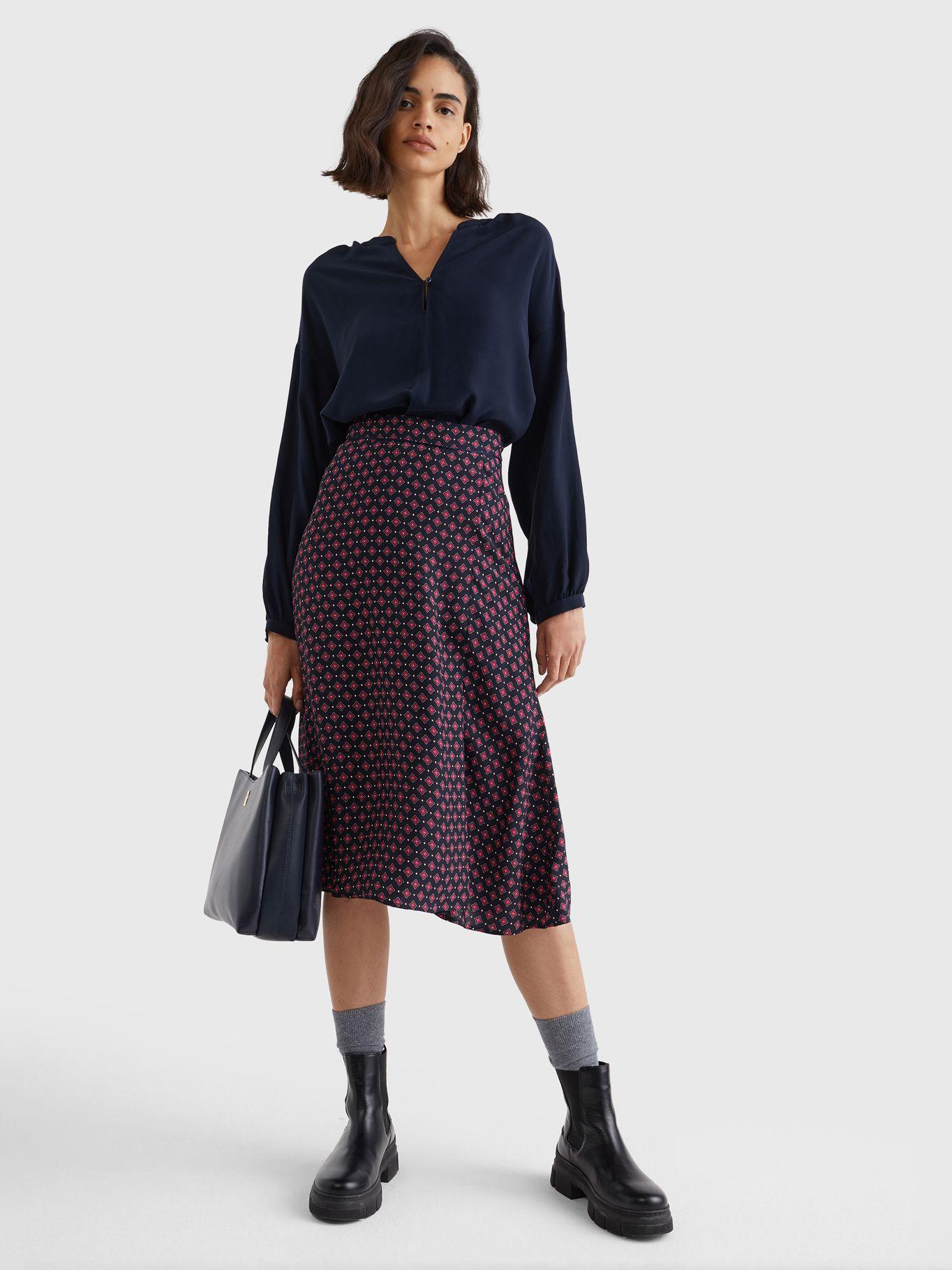 Blusa Solid Relaxed Fit Azul Tommy Hilfiger-1