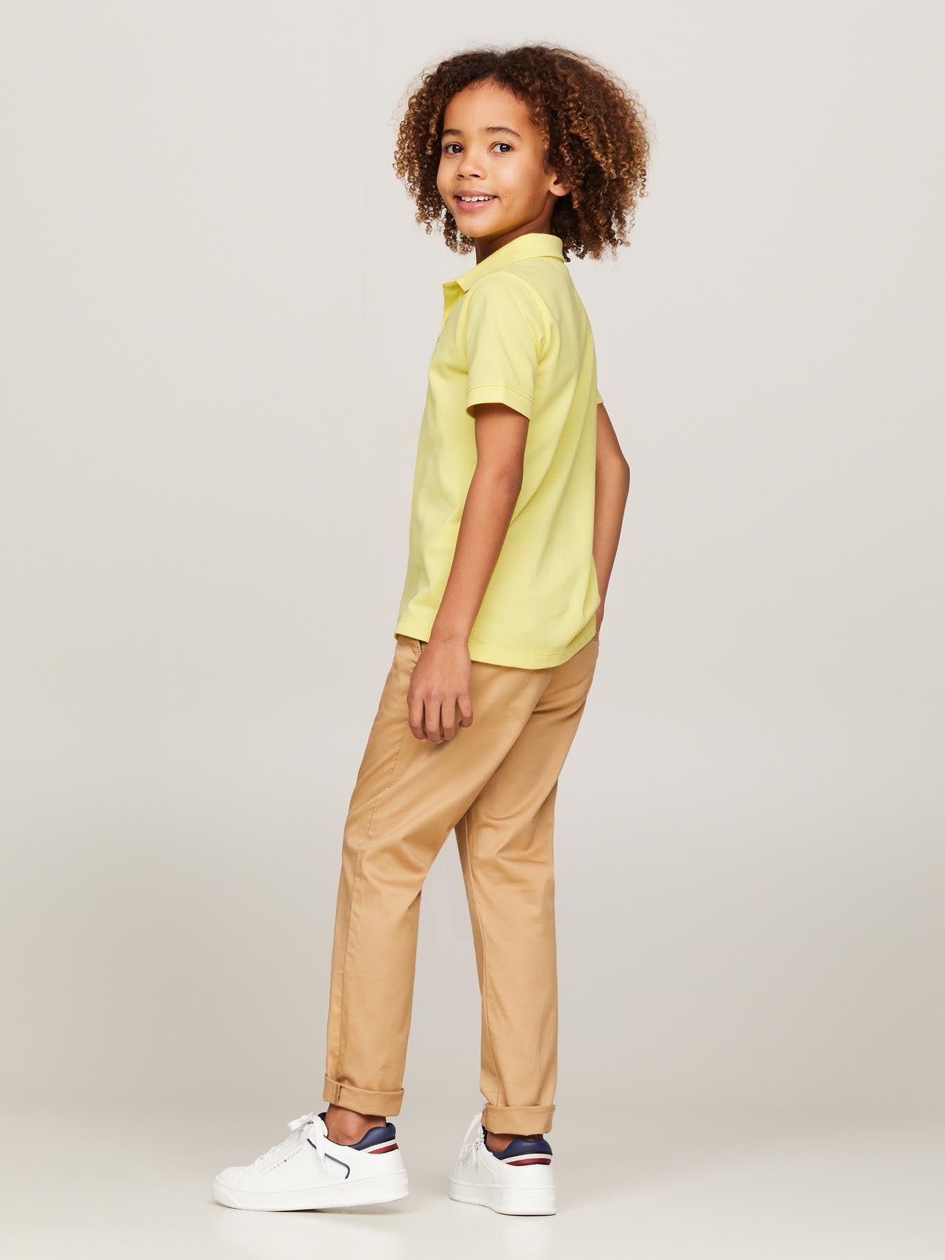 Polo Logo Flag Essential Amarillo Tommy Hilfiger-2