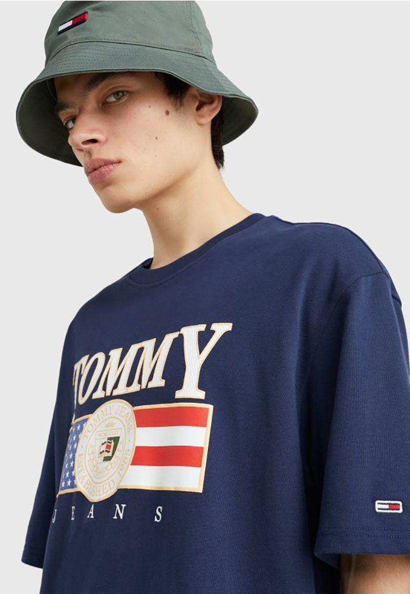Polera Skater Luxe Logo Azul Tommy Jeans-3