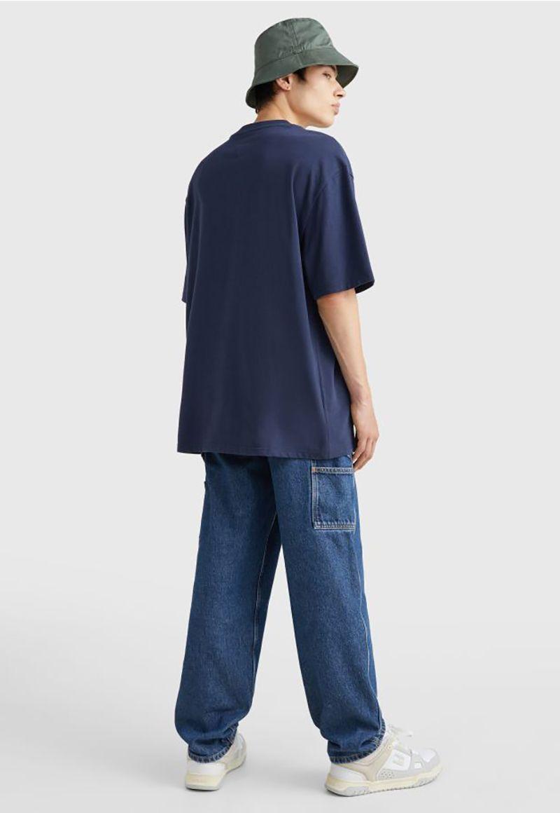 Polera Skater Luxe Logo Azul Tommy Jeans-2