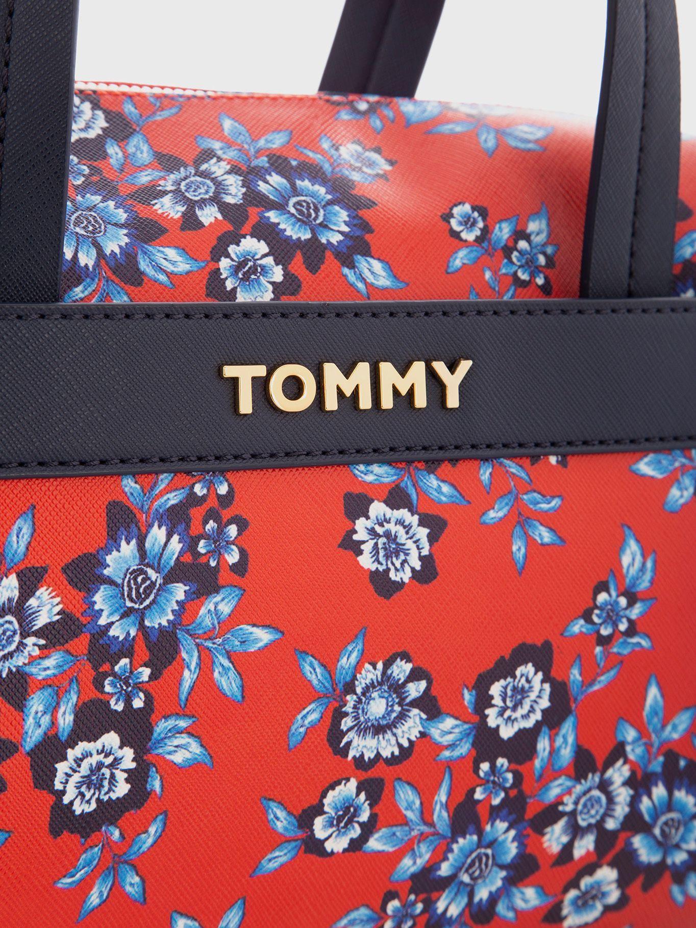 Cartera Bandolera Print Floral Rojo Tommy Hilfiger-2