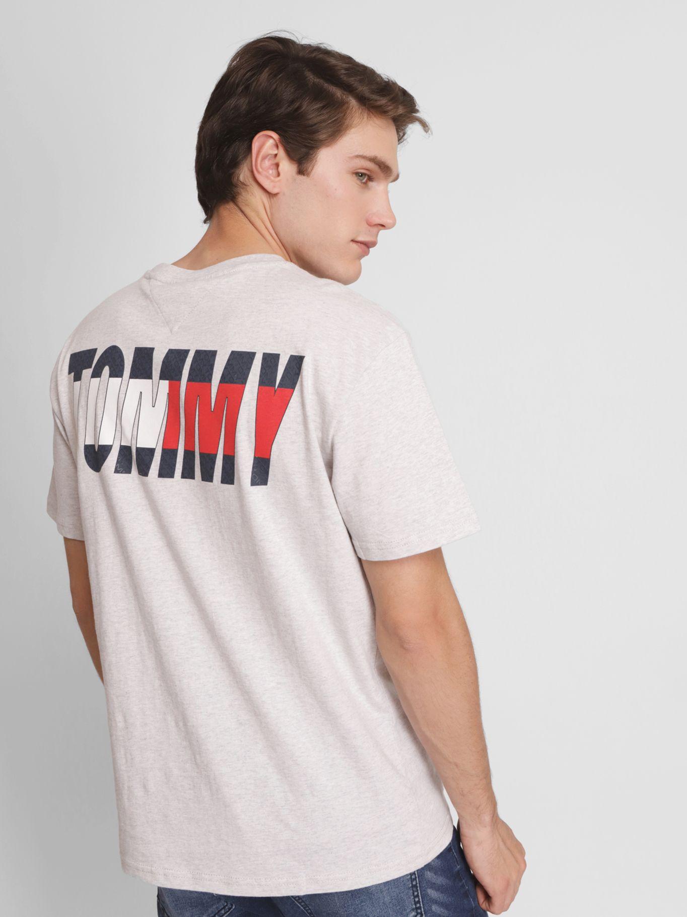 Polera Essential Corporate Gris Tommy Jeans-1