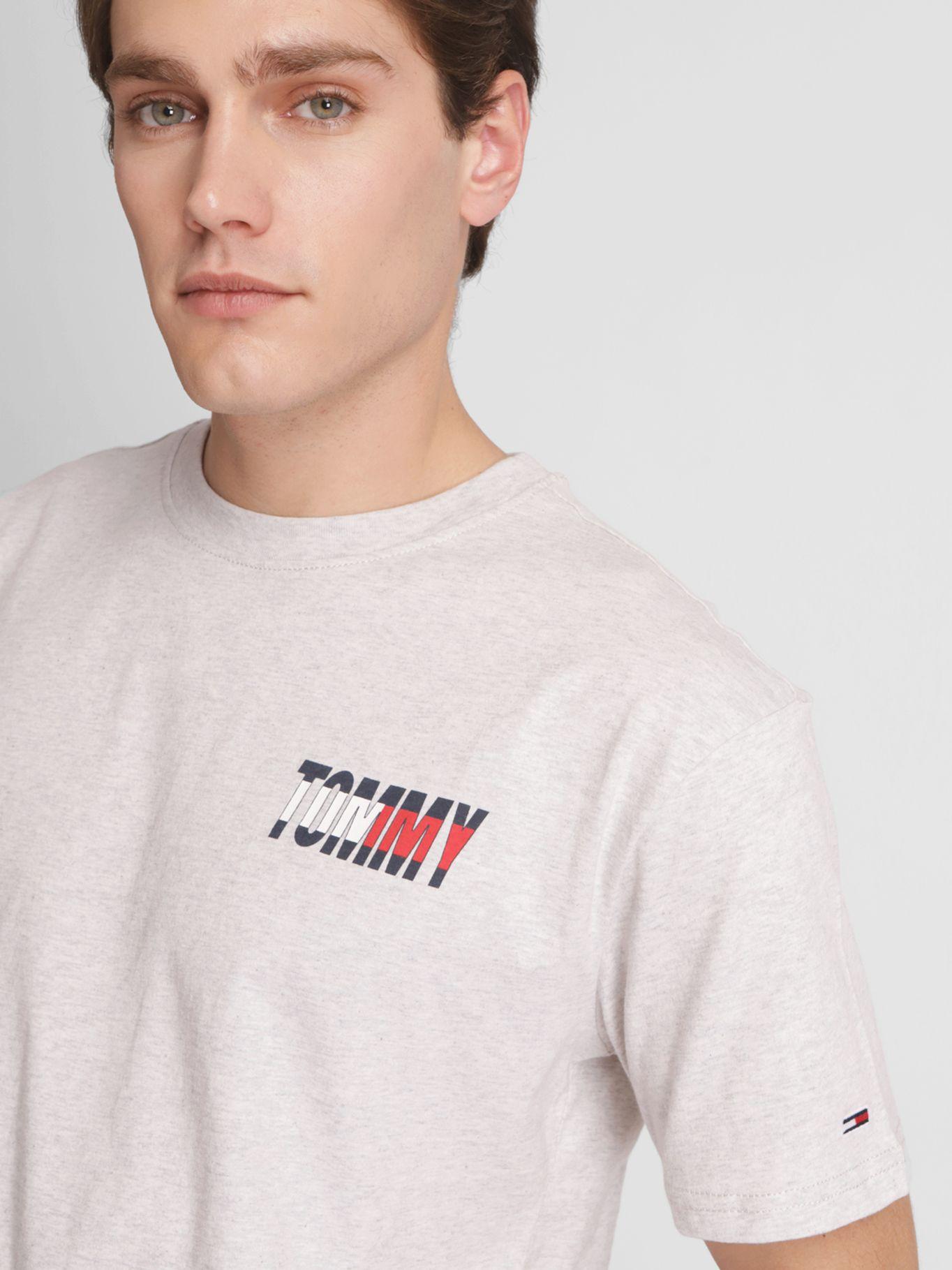 Polera Essential Corporate Gris Tommy Jeans-3