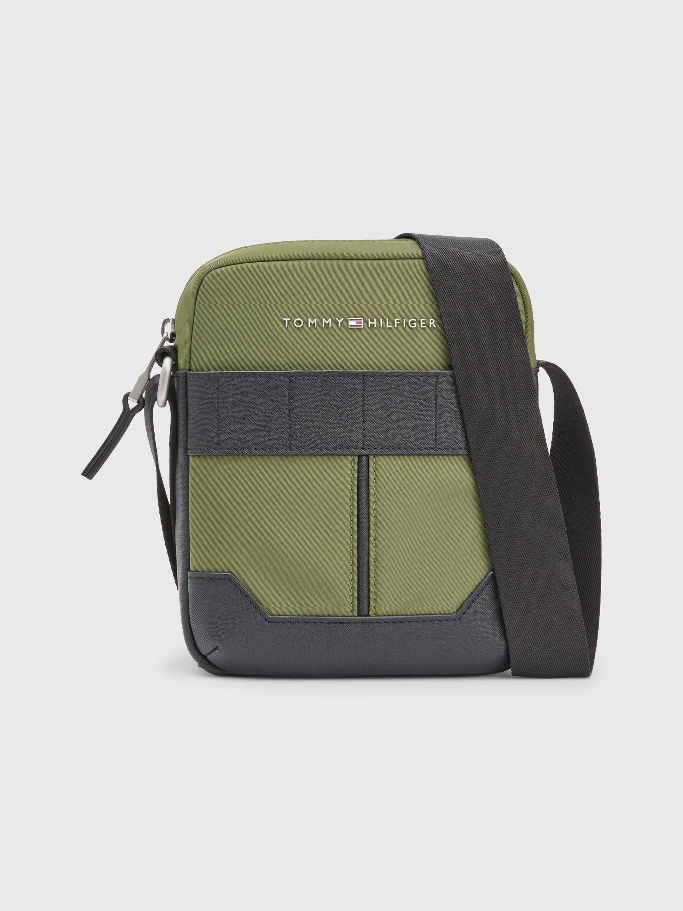 Bolso Mini Reporte Elevated Verde Tommy Hilfiger-0