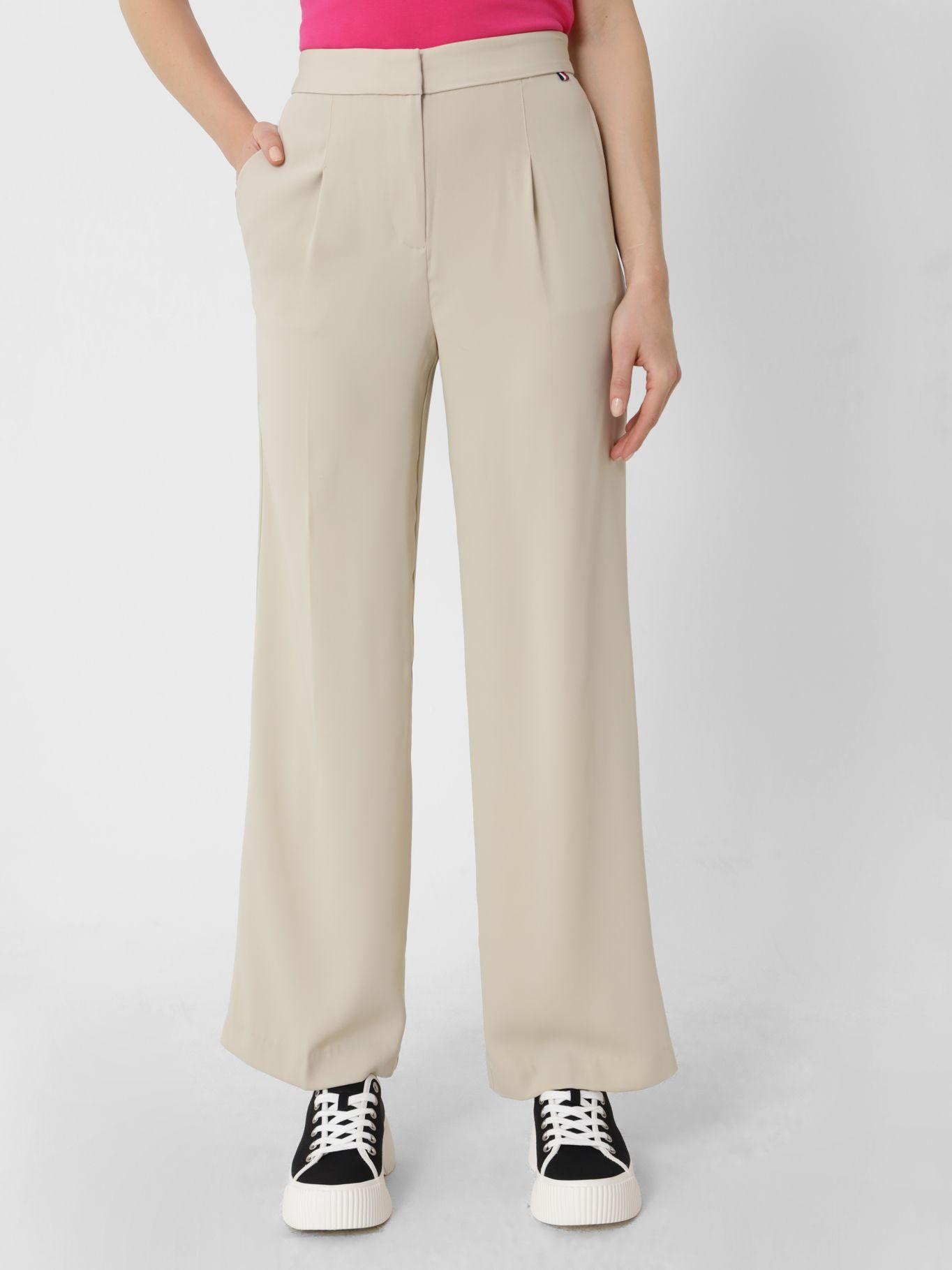 Pantalón Summery Fluid Wide Leg Beige Tommy Hilfiger-0