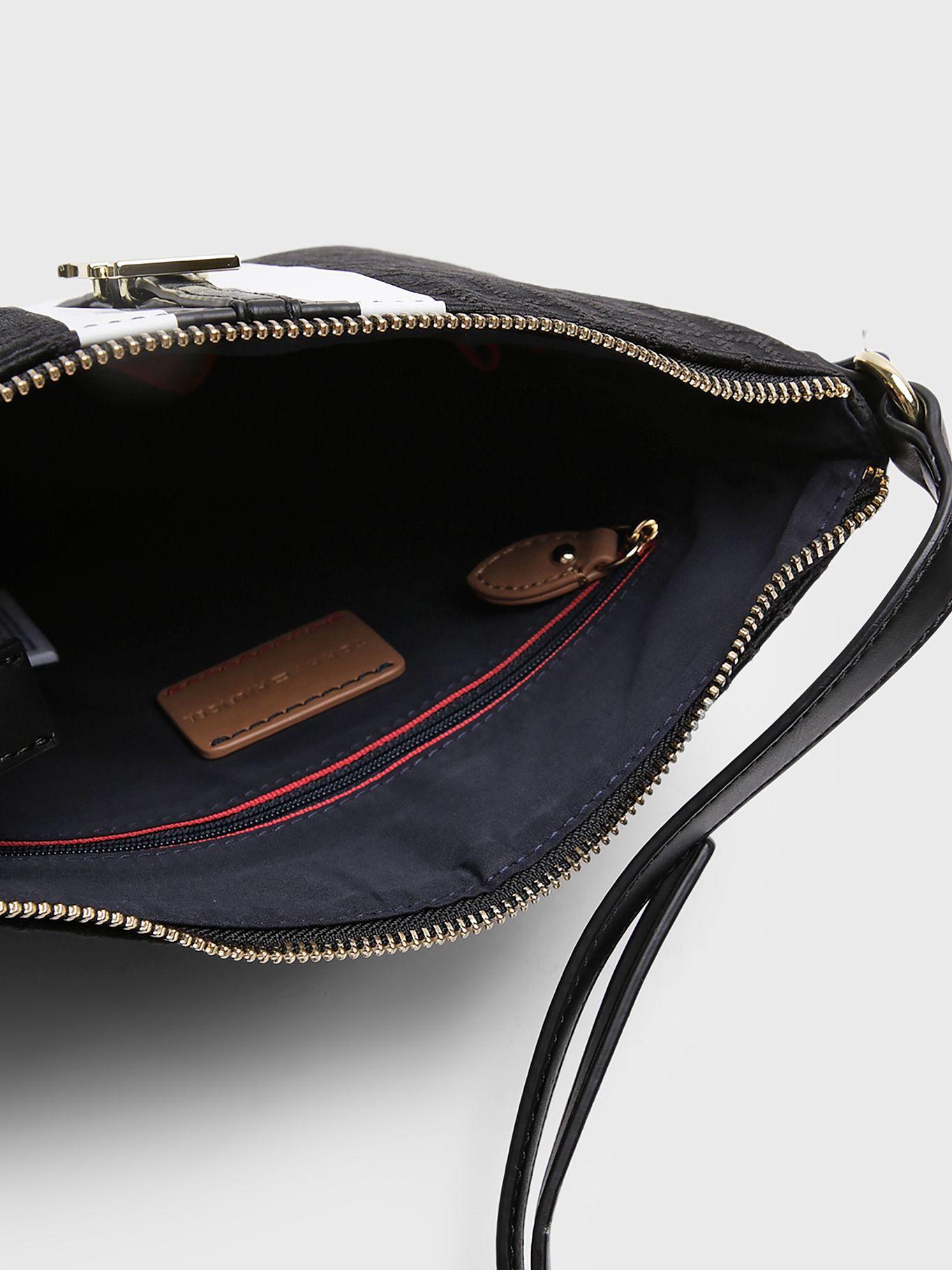 Bandolera Con Diseño Jacquard Negro Tommy Hilfiger-3