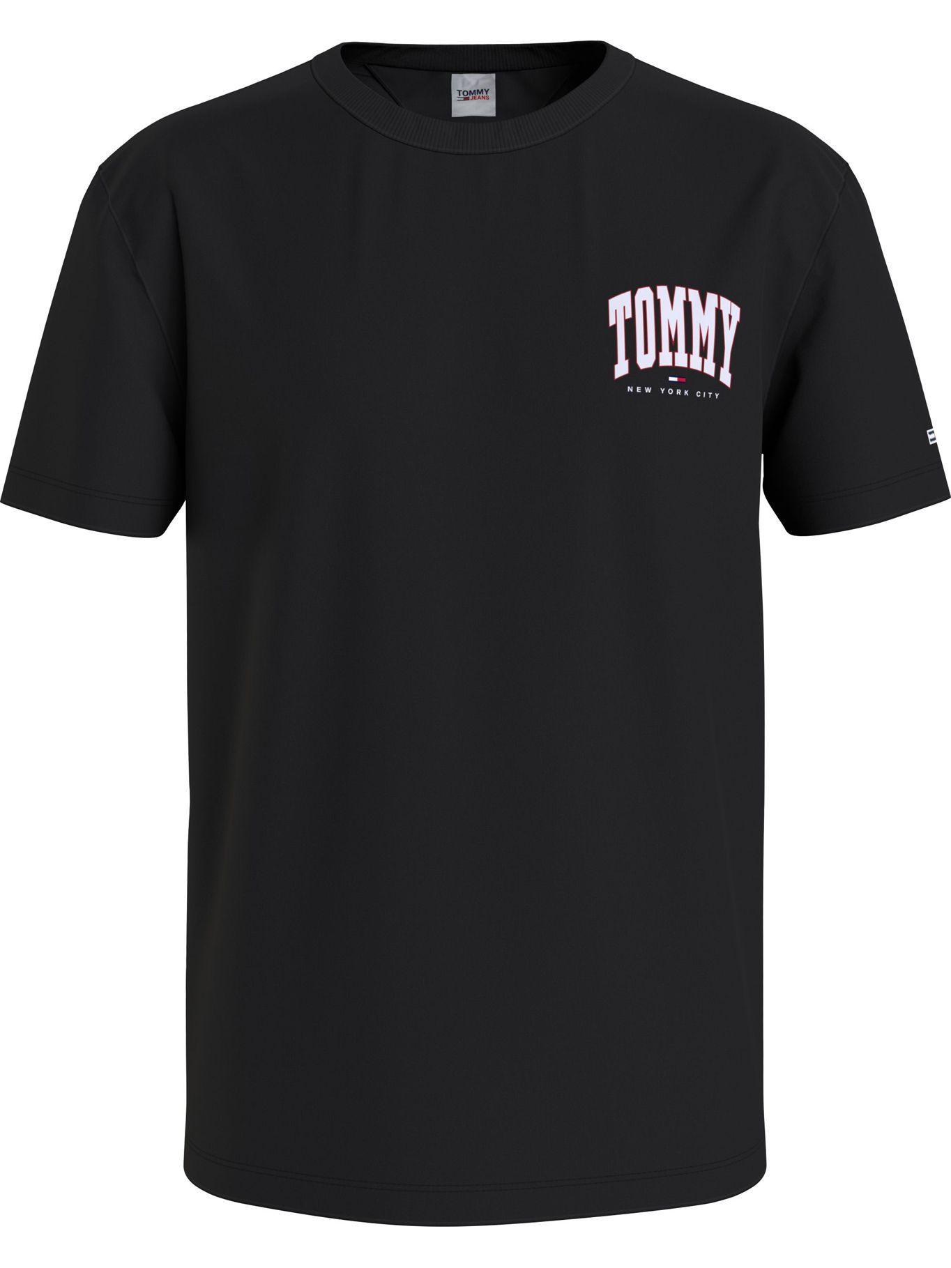 Polera College Logo Negro Tommy Hilfiger-0