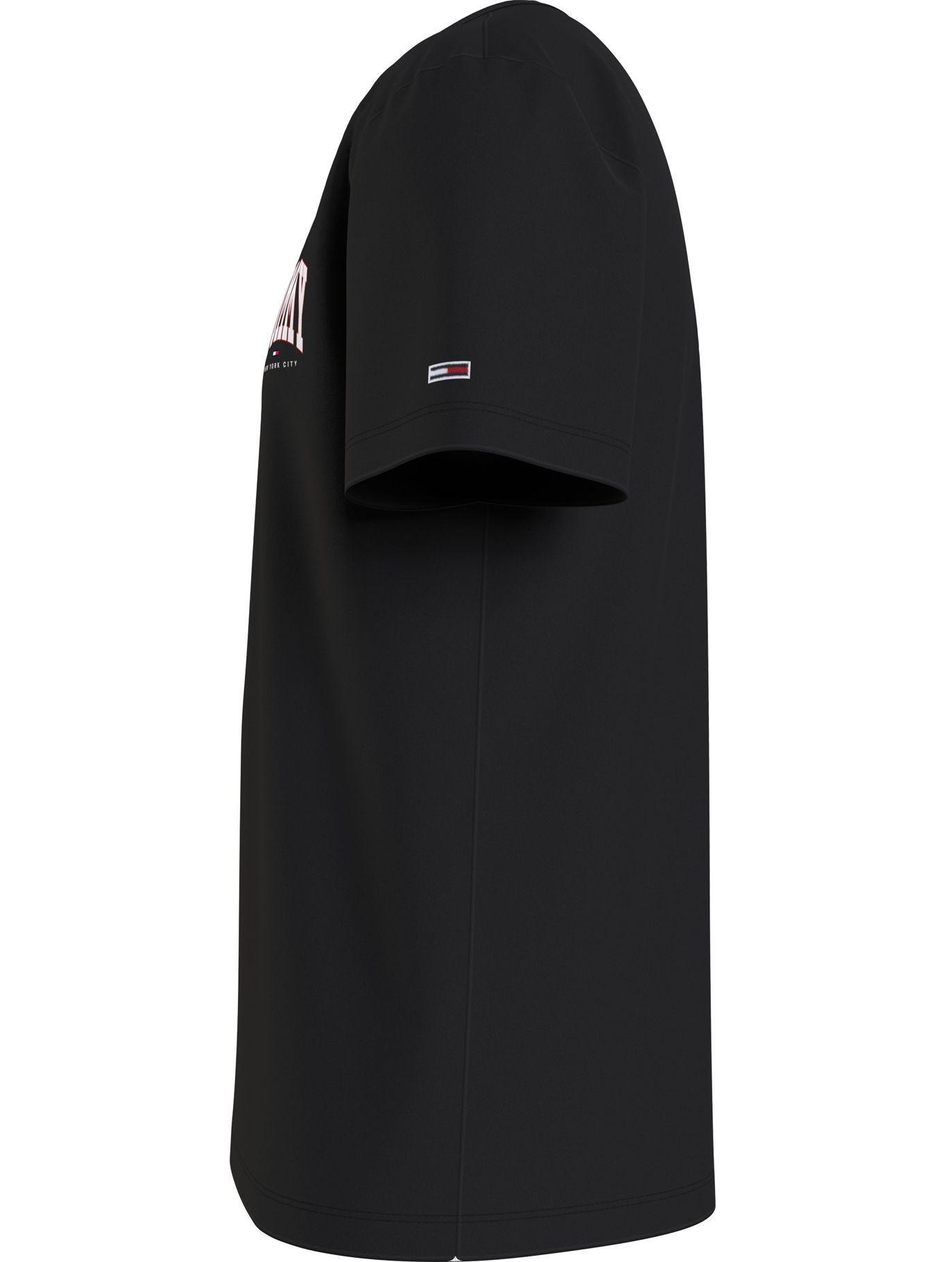 Polera College Logo Negro Tommy Hilfiger-2