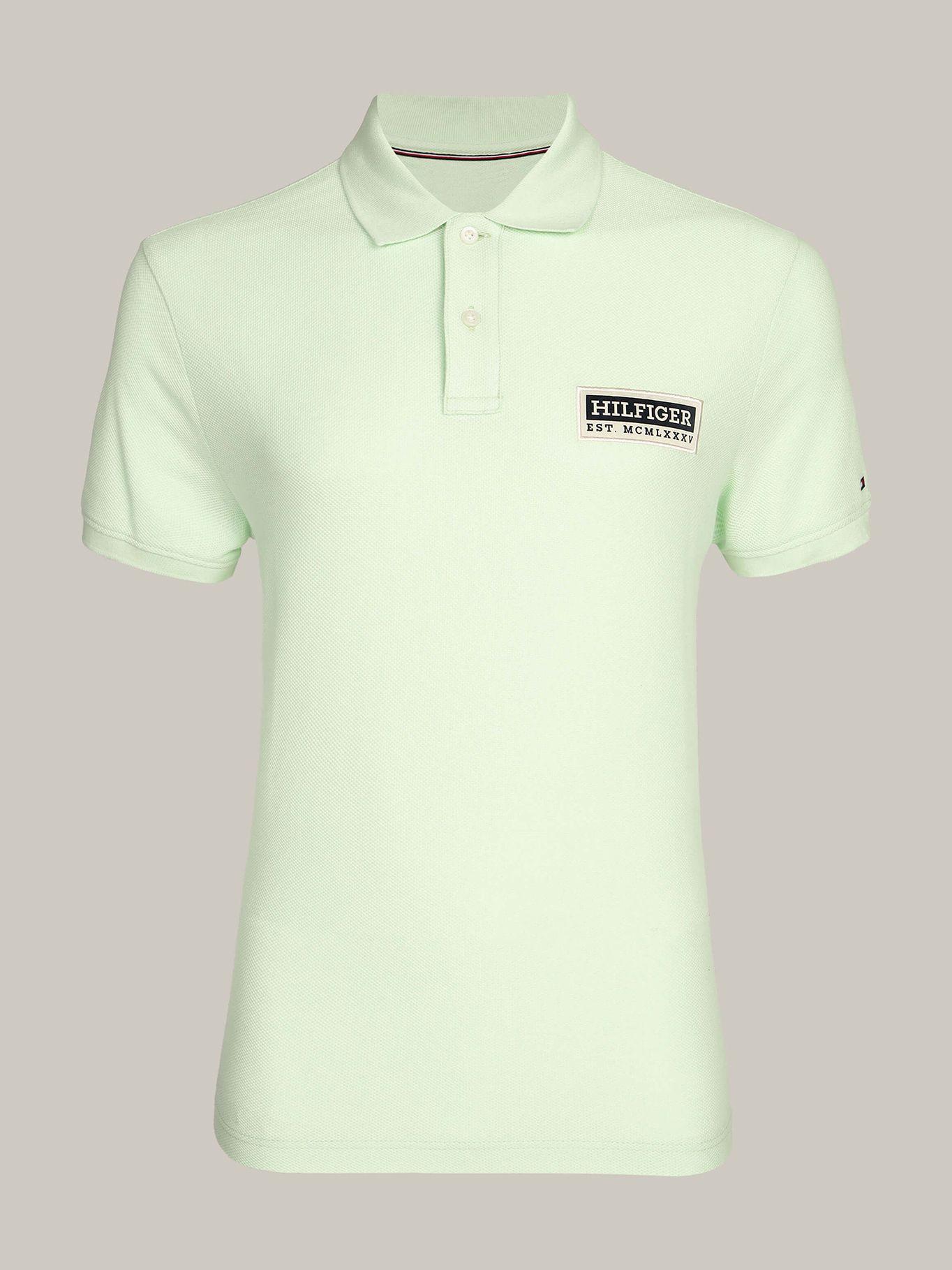 Polo Logo Est. 1985 Regular Fit Verde Tommy Hilfiger-3