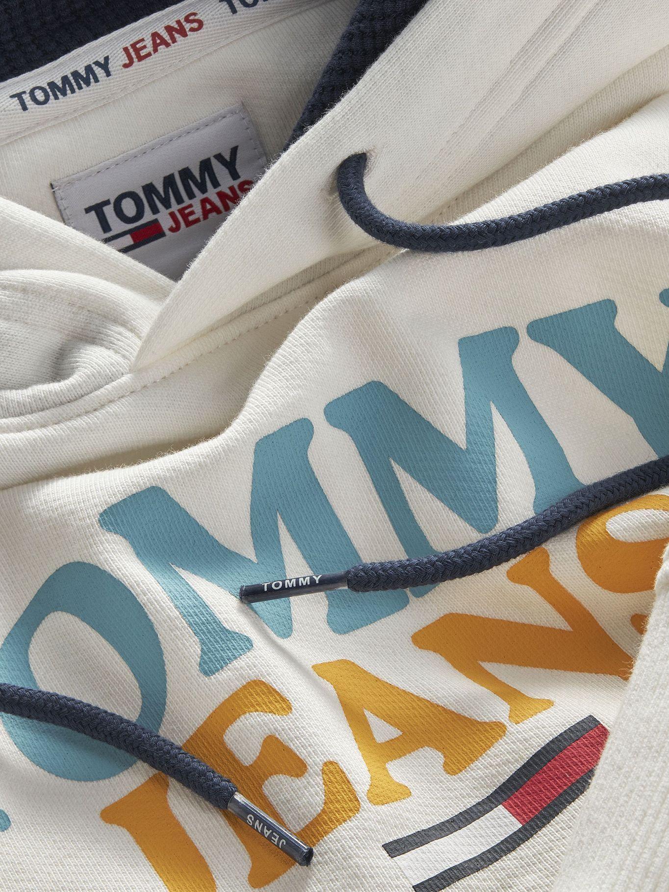 Polerón Hoodie Entry Logo Blanco Tommy Hilfiger-2