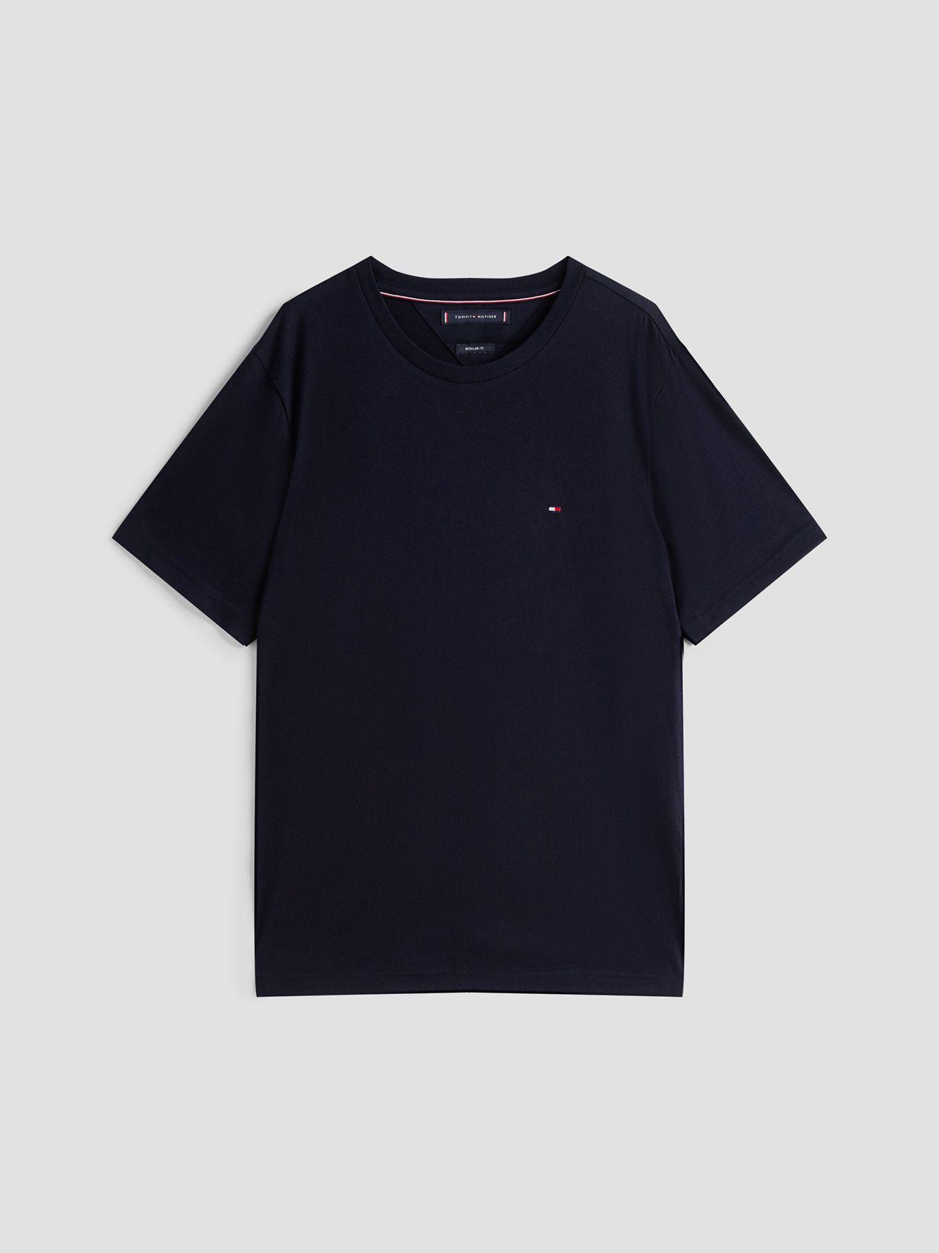 Polera Essential Solid Regular Fit Azul Tommy Hilfiger-4