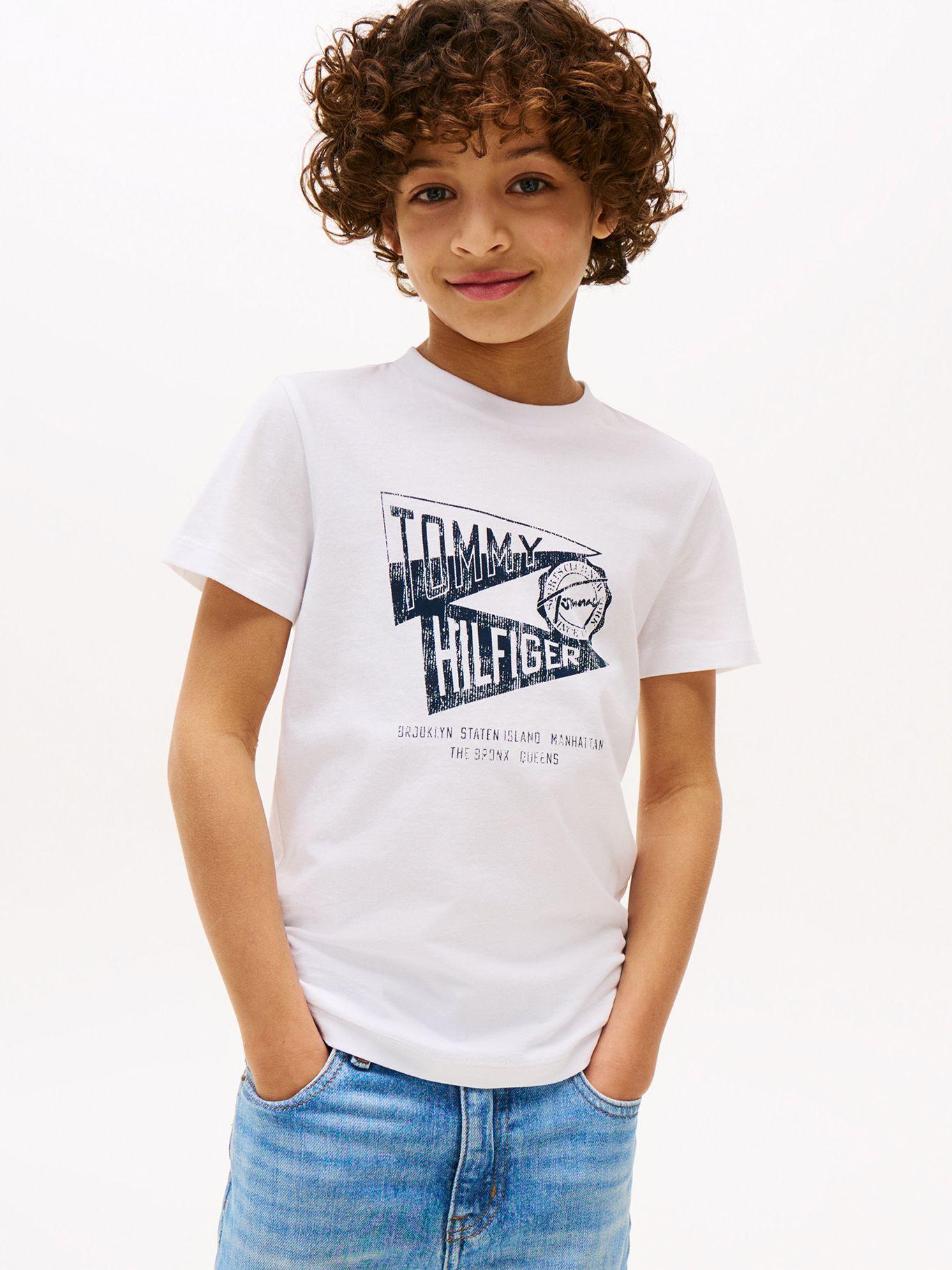 Polera Con Estampado Gráfico Blanco Tommy Hilfiger-0